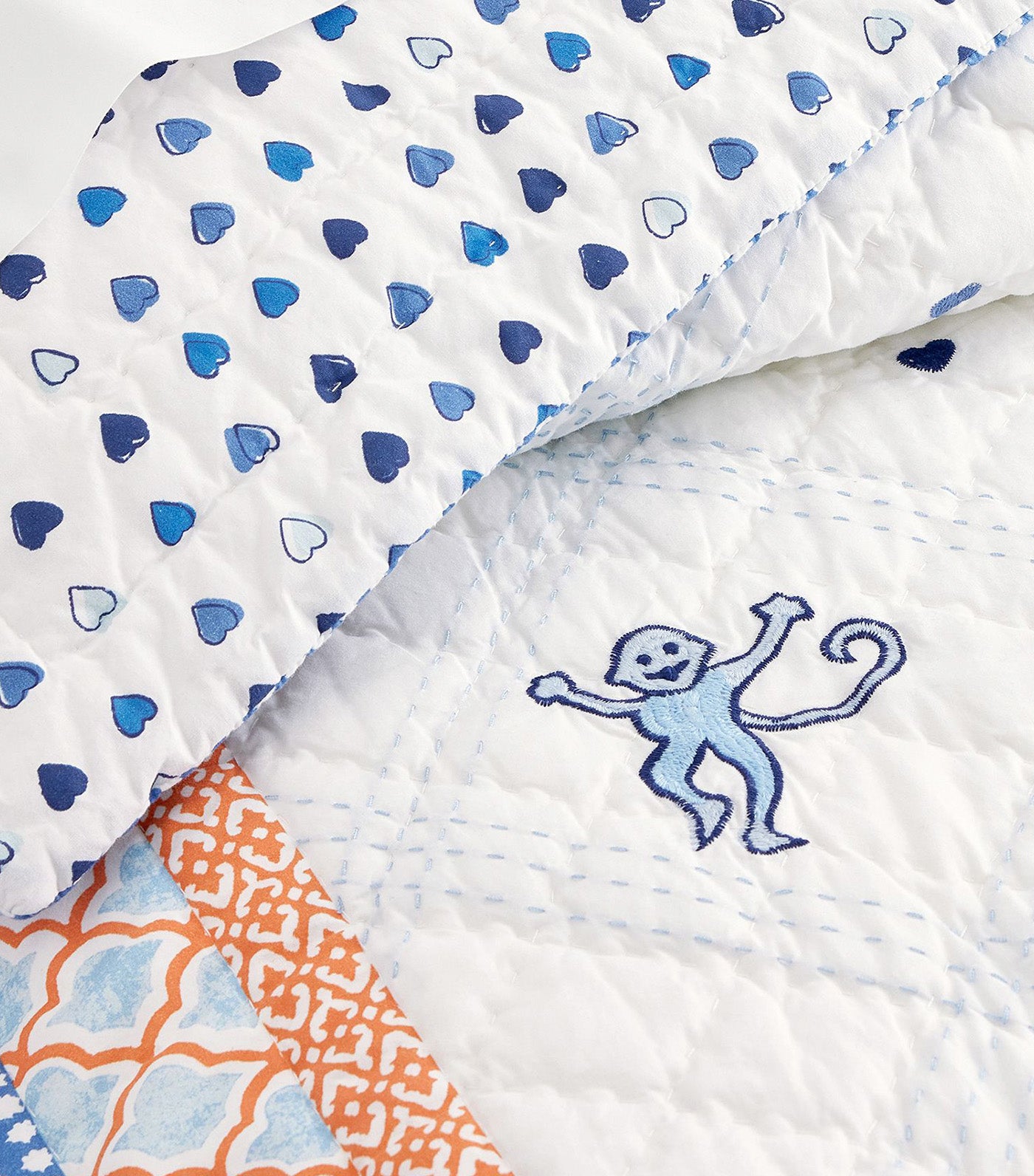 Roller Rabbit Monkey Baby Quilt