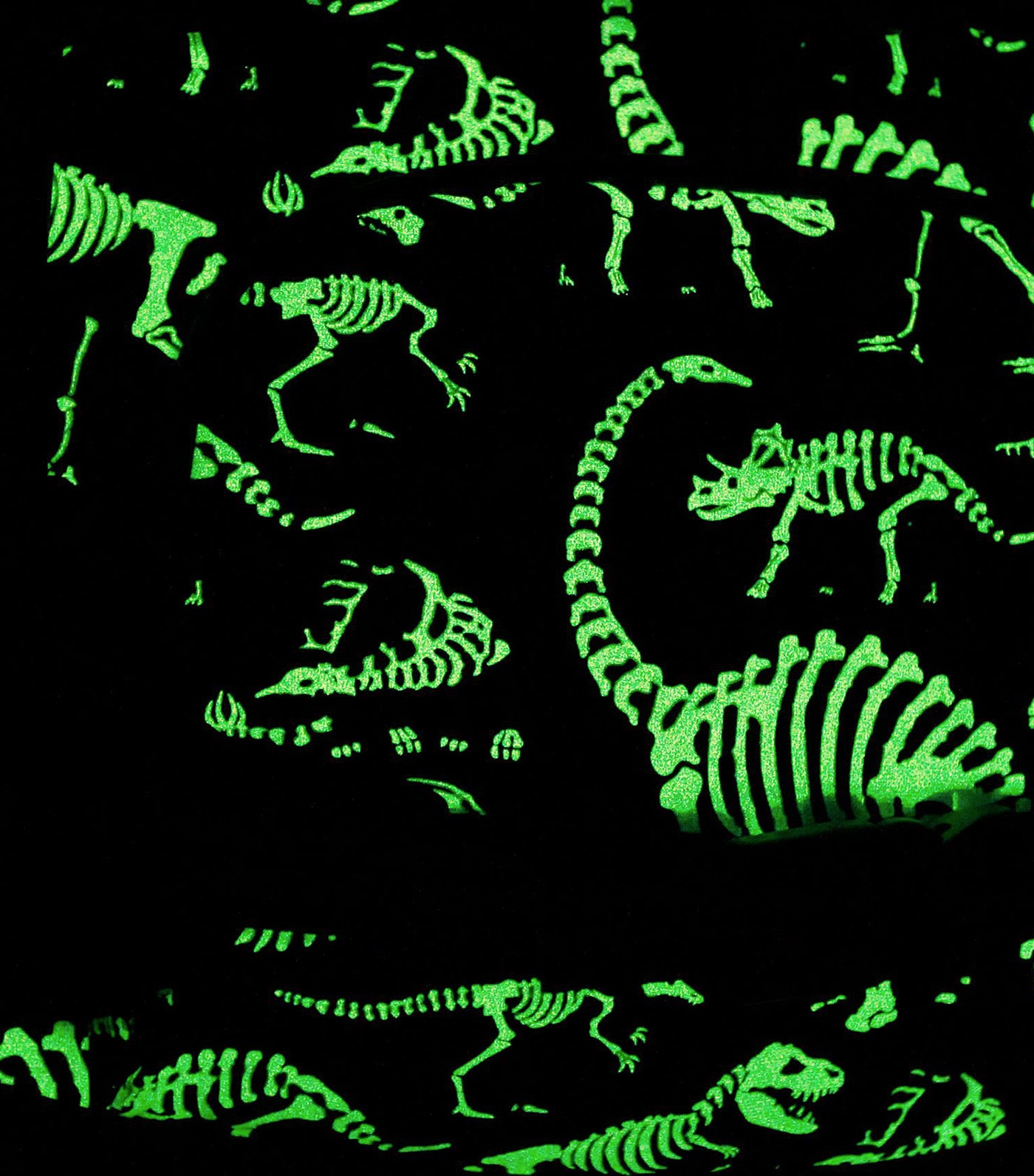 Mackenzie Dinosaur Bones Glow-in-the-Dark Rolling Backpacks