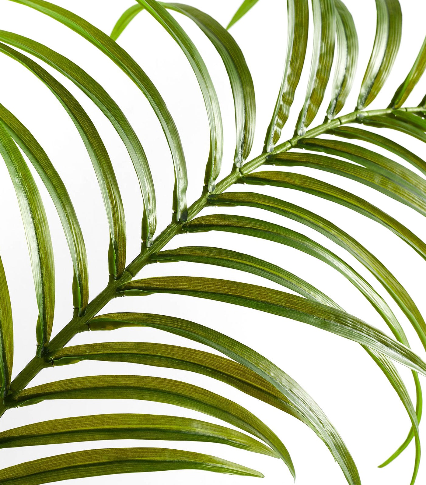 Faux Oversized Palm Leaf Branch Green