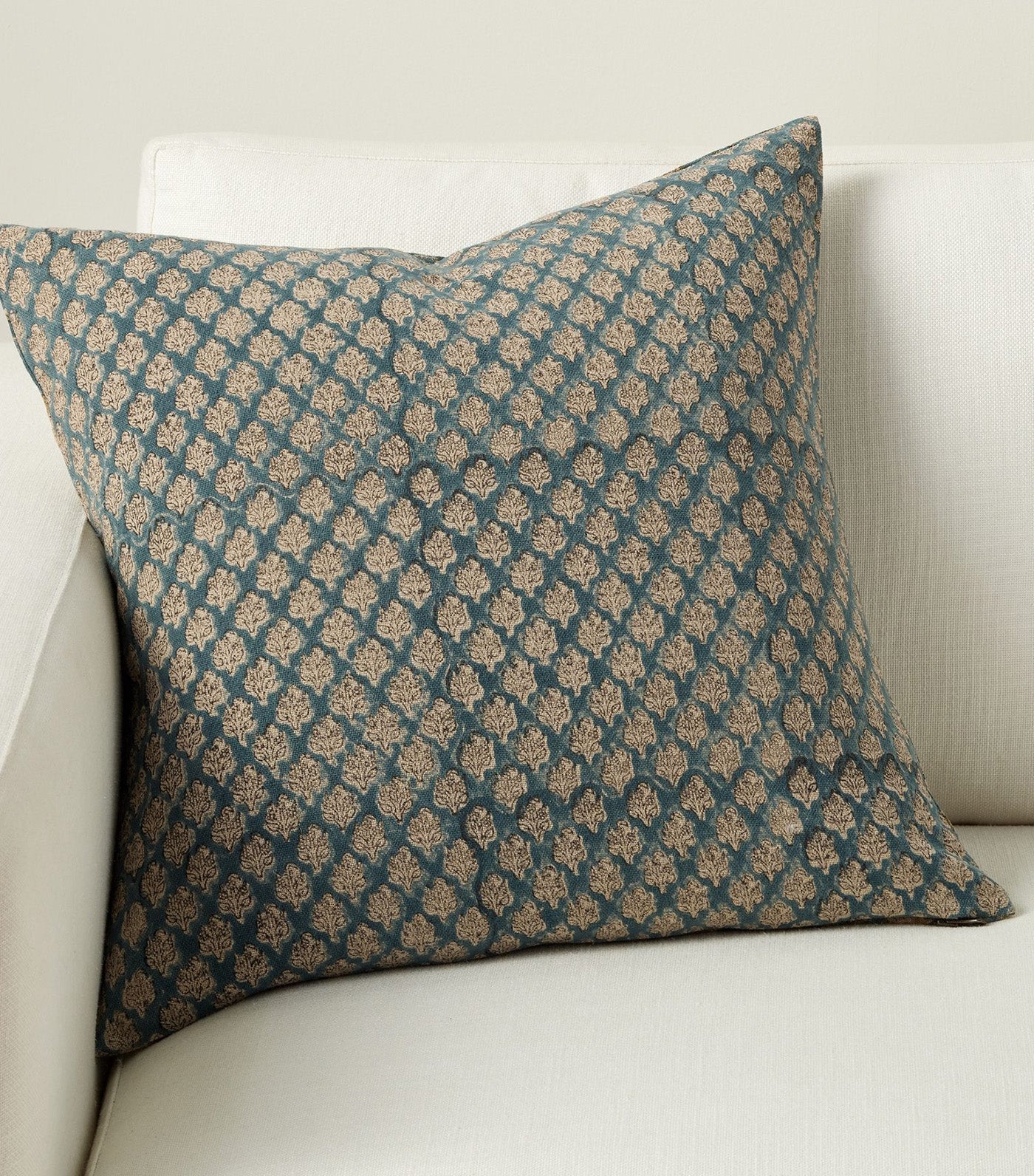 Norvelle Reversible Pillow Cover Steel Blue Multi