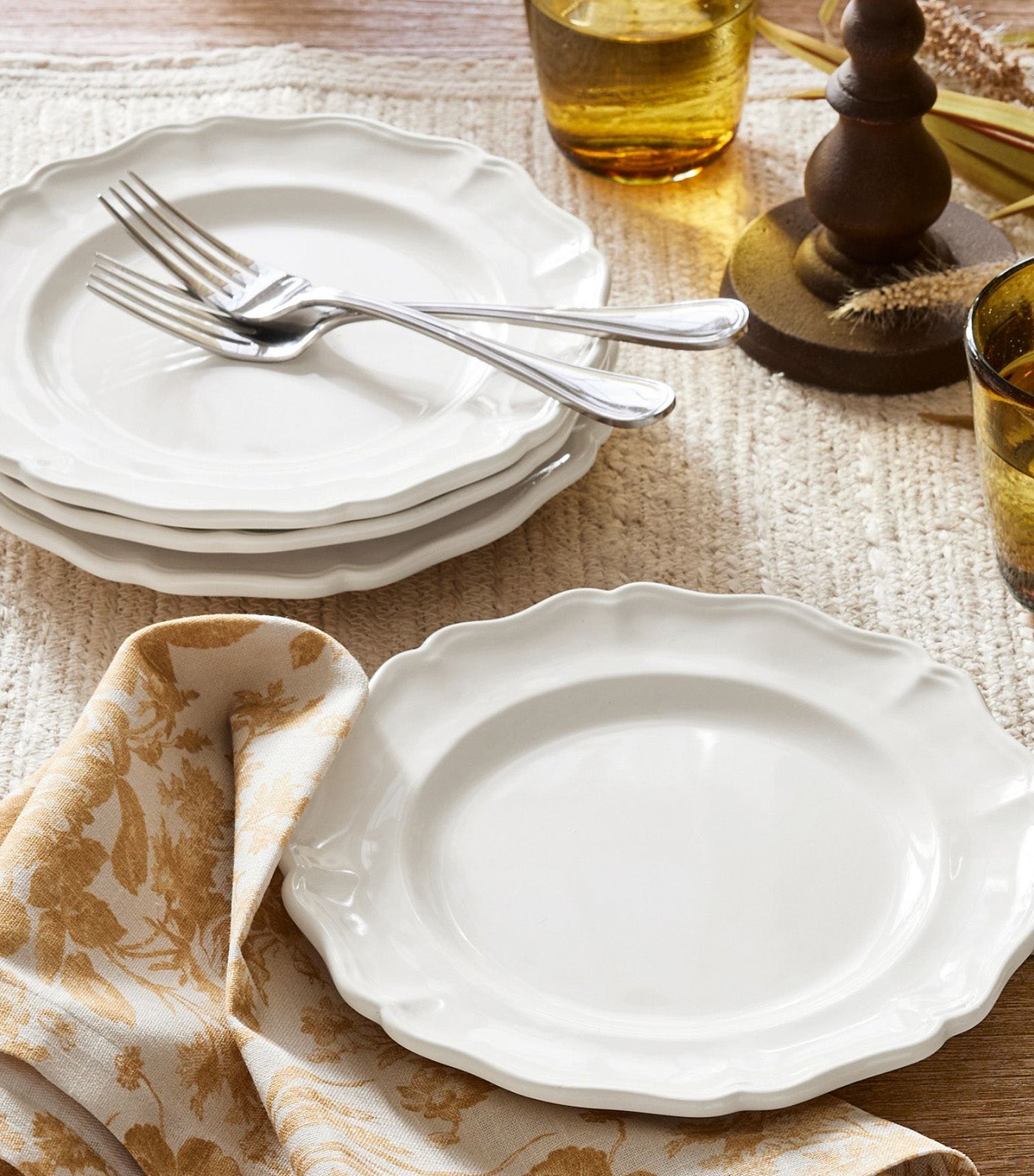 Heirloom Stoneware Salad Plates