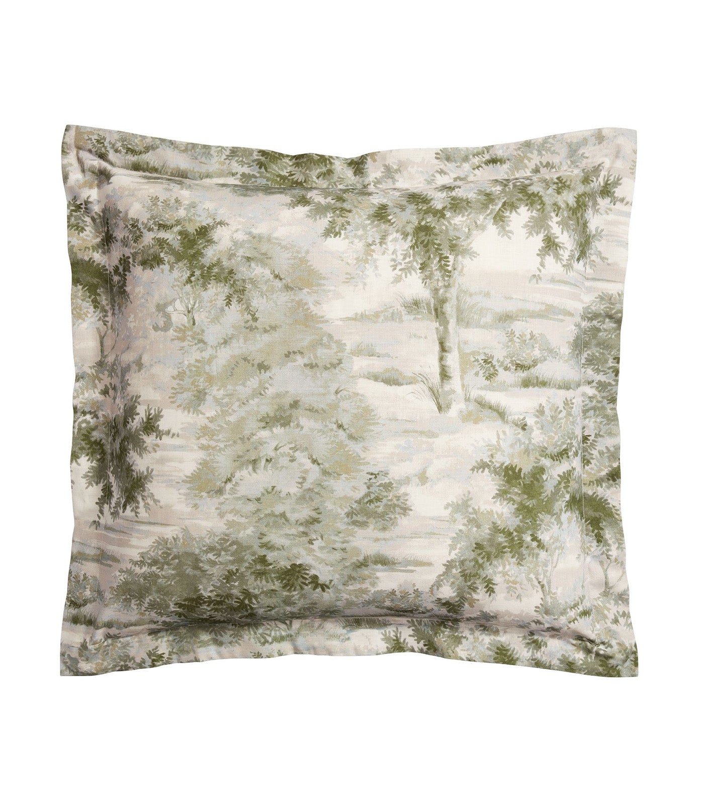 Jardin Toile Sham Green Multi