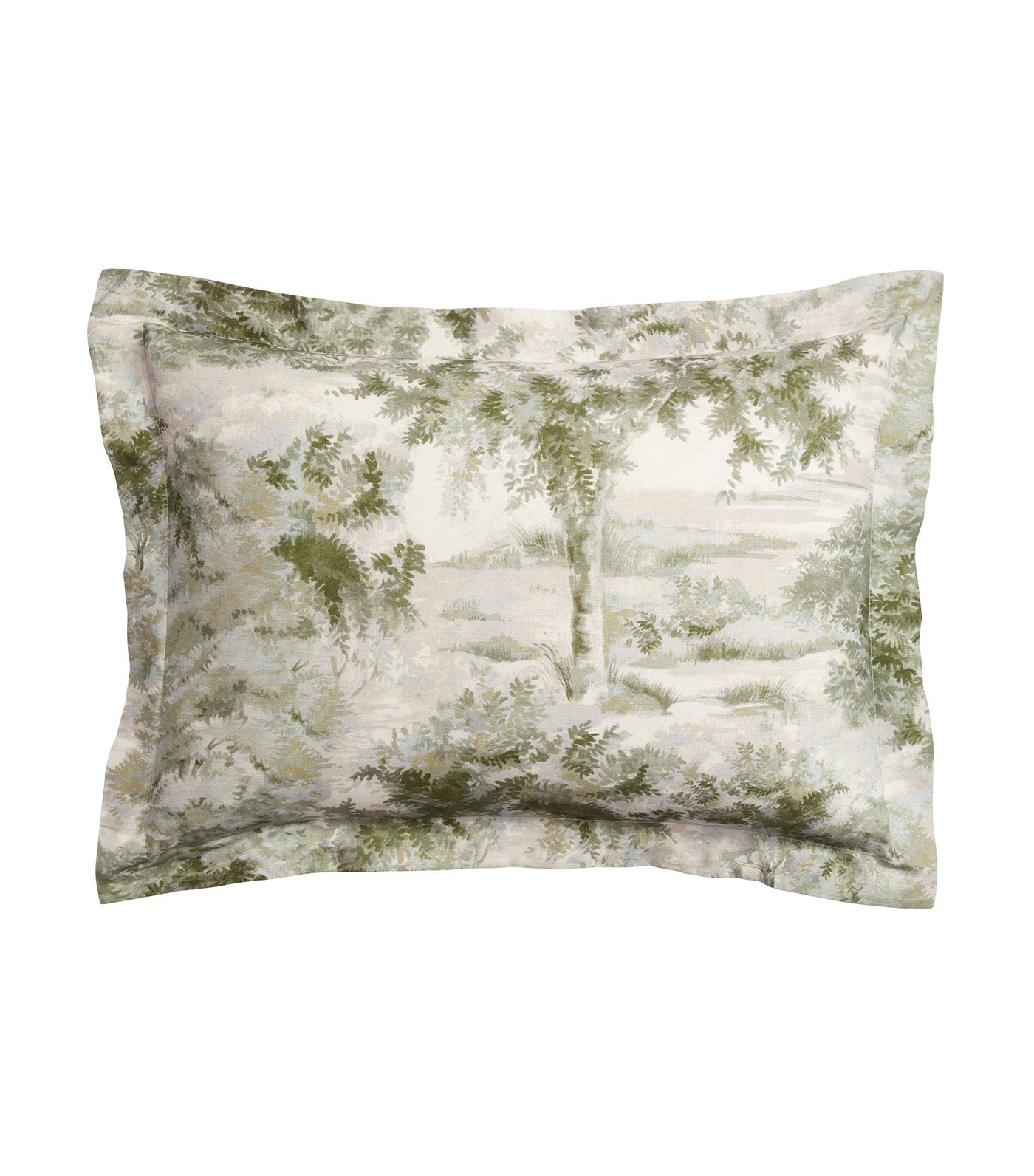 Jardin Toile Sham Green Multi