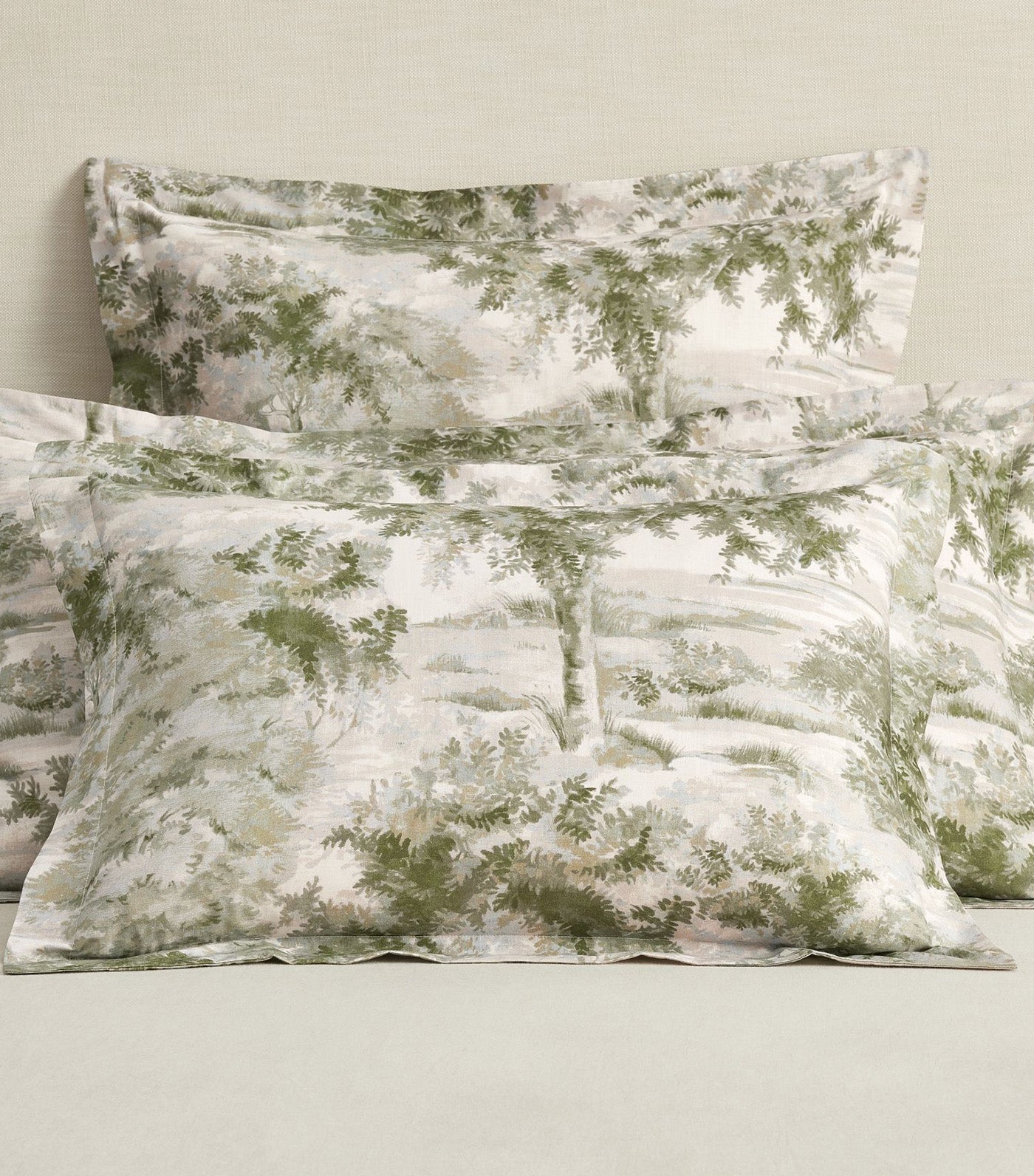 Jardin Toile Sham Green Multi