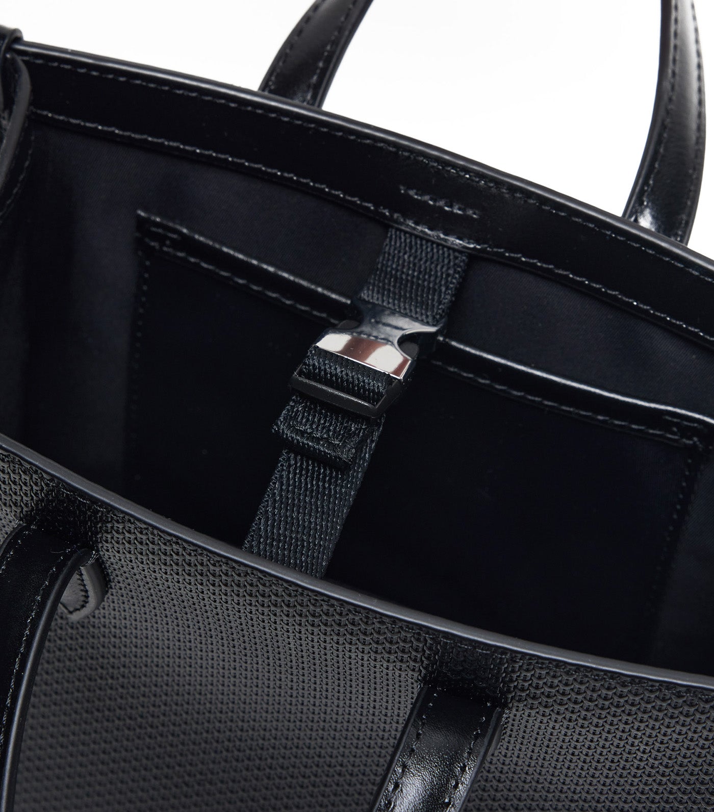 Mini Chantaco Leather Tote Noir