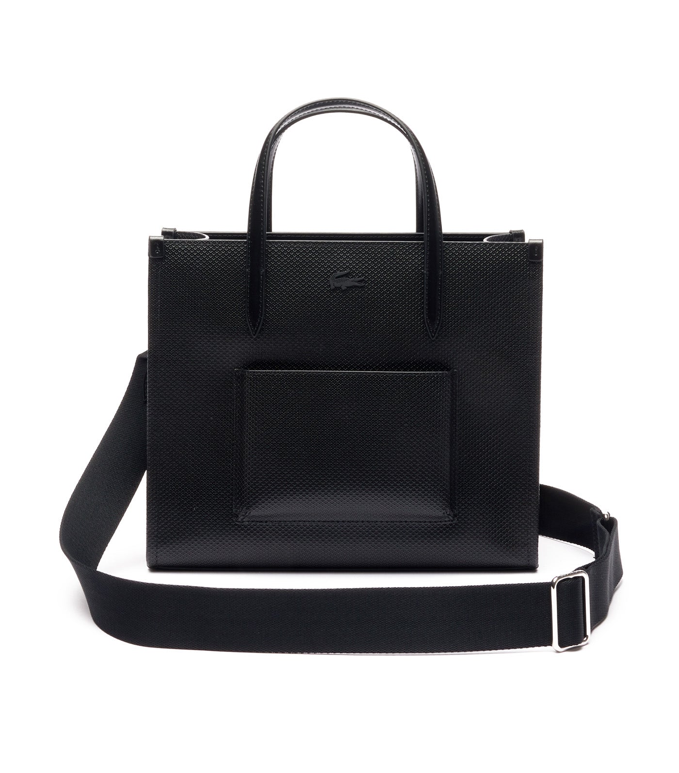 Small Chantaco Leather Tote Noir