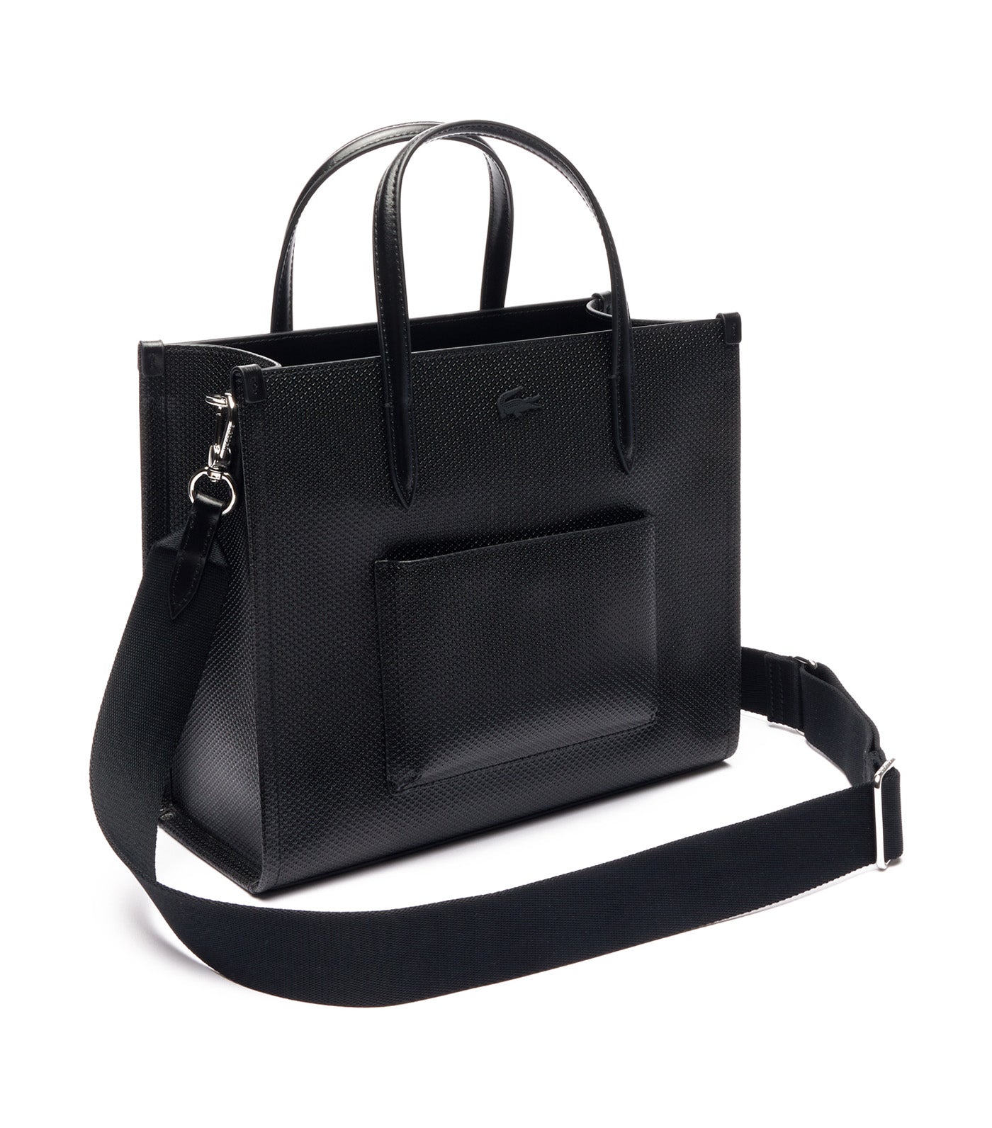 Small Chantaco Leather Tote Noir