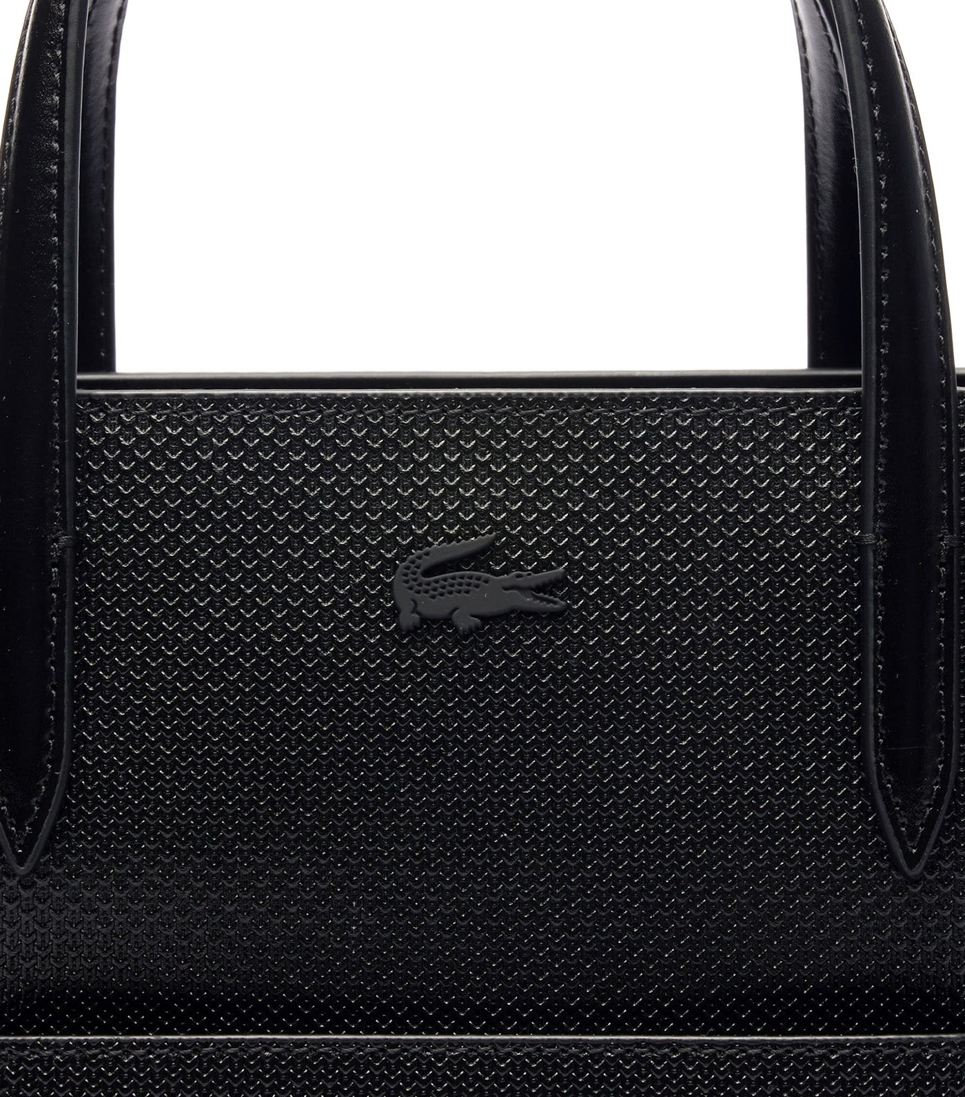 Small Chantaco Leather Tote Noir