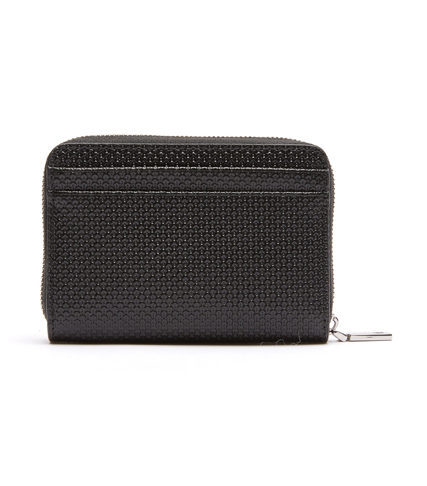 Unisex Chantaco Zippered Fine Leather Small Coin Pouch Noir