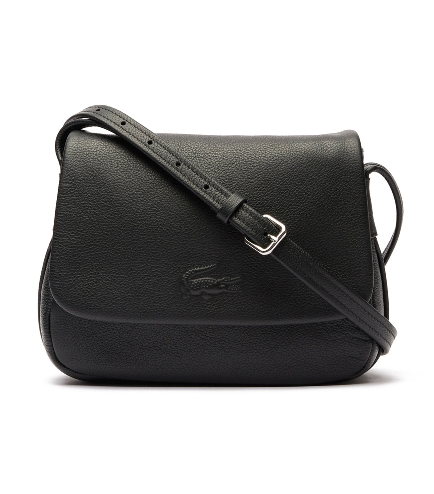 City Court Flap Close Shoulder Bag Noir