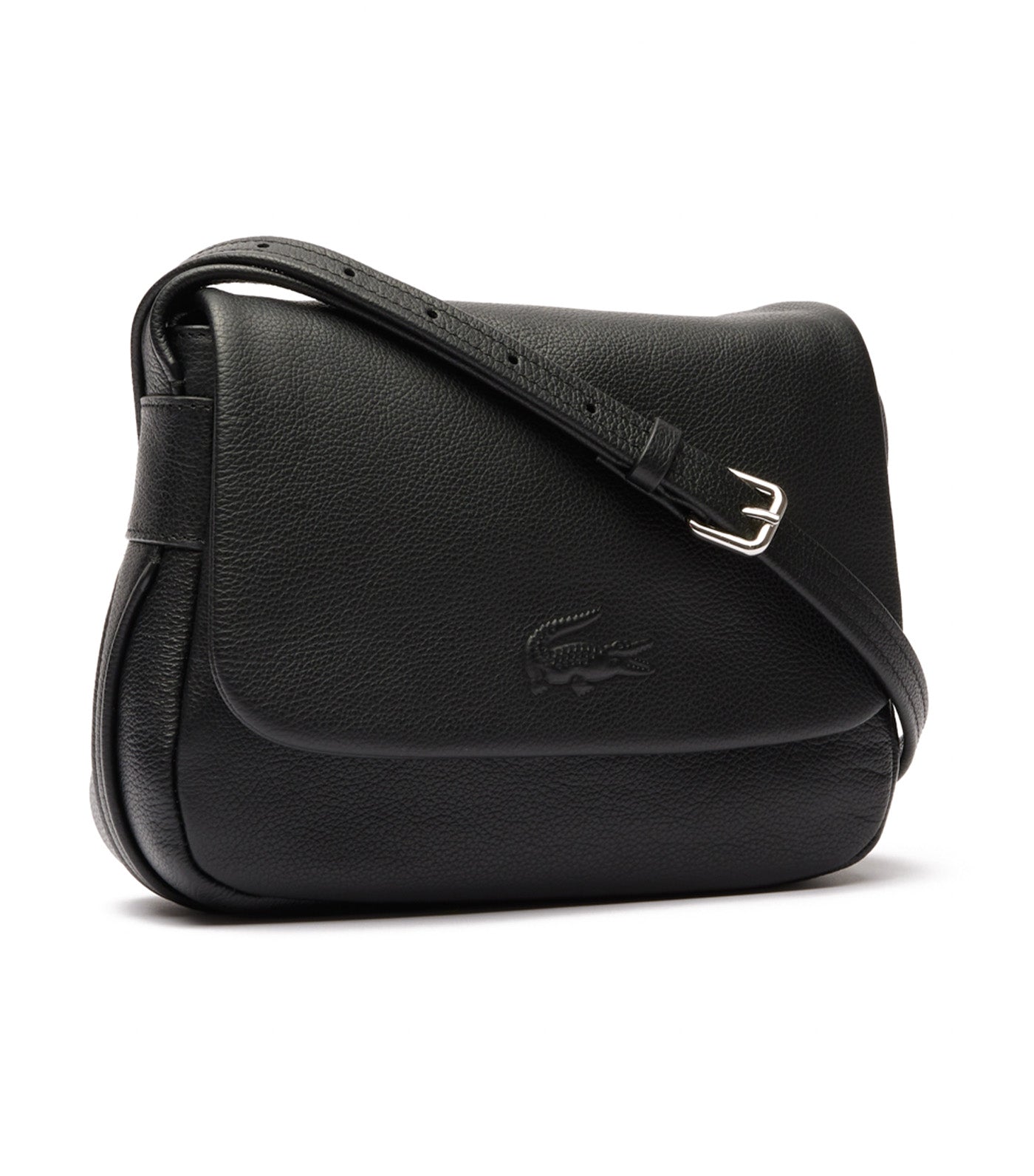 City Court Flap Close Shoulder Bag Noir