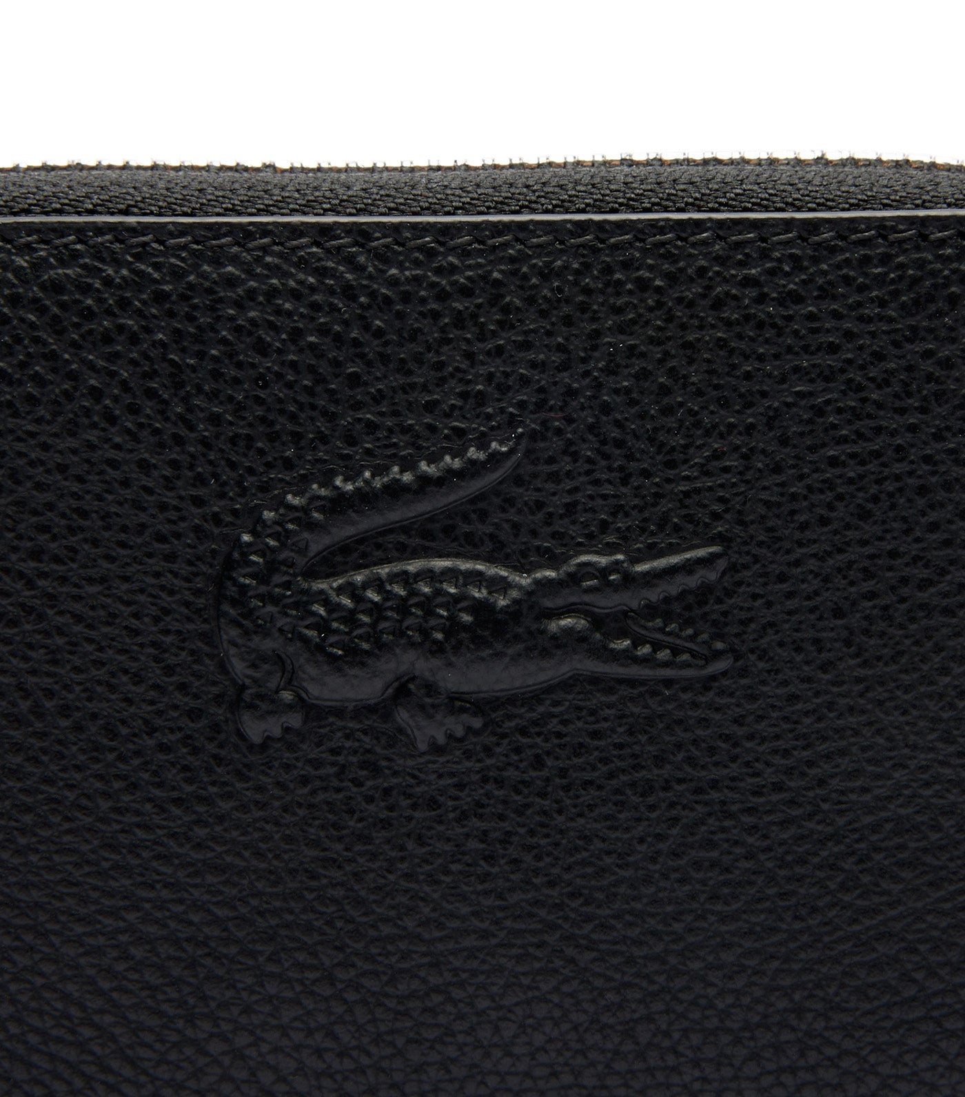 Lacoste Mini City Court Grain Leather Coin Purse Noir | Rustan's