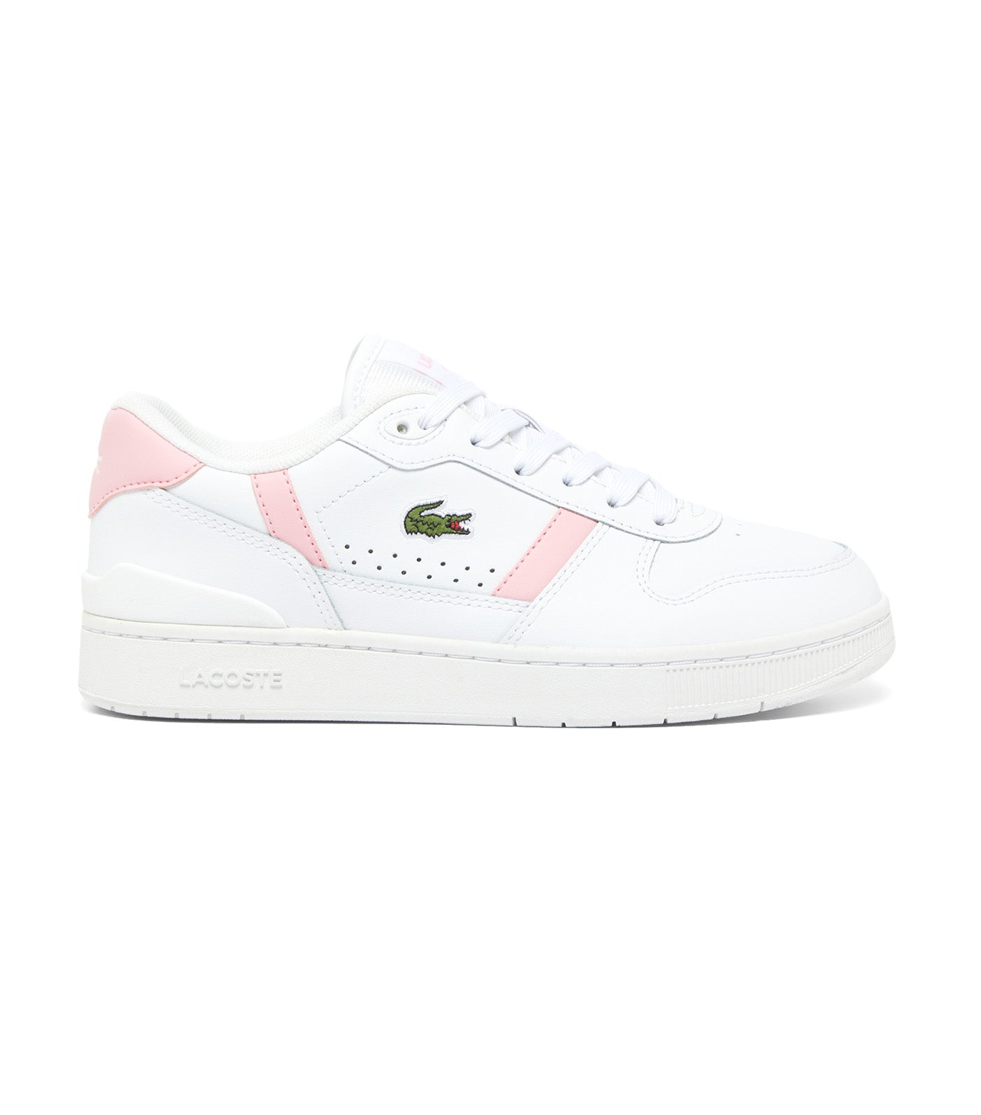 Lacoste Women s T Clip Set Trainers White Light Pink Rustan s