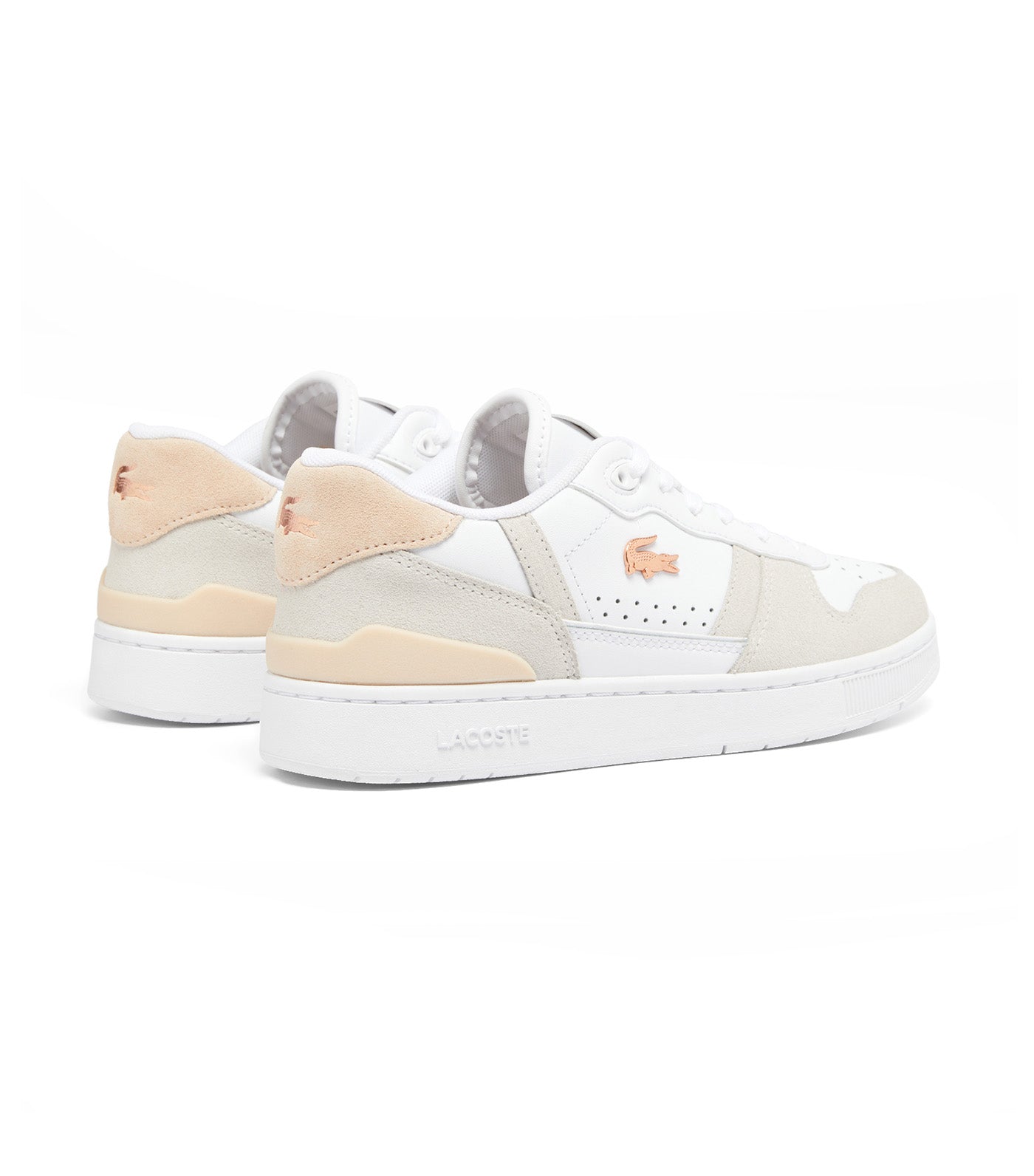 Women's T-Clip Set Trainers White/Light Pink