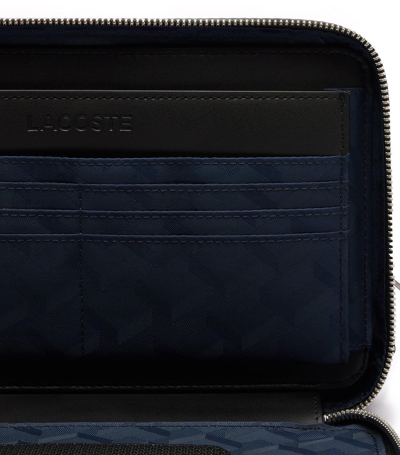 Men's Chantaco Piqué Leather Zip Pouch Noir