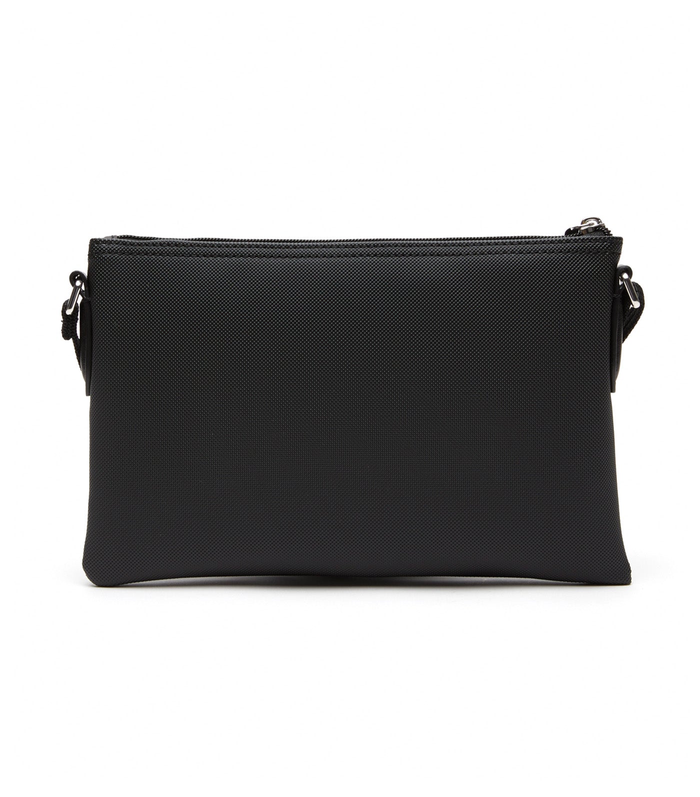 L.12.12 Concept Flat Zipped Crossover Bag Black