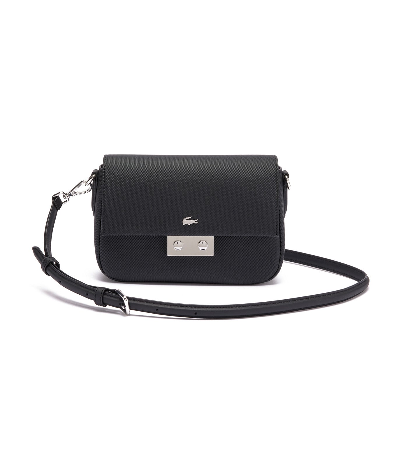 Daily City Flap Close Messenger Bag Noir