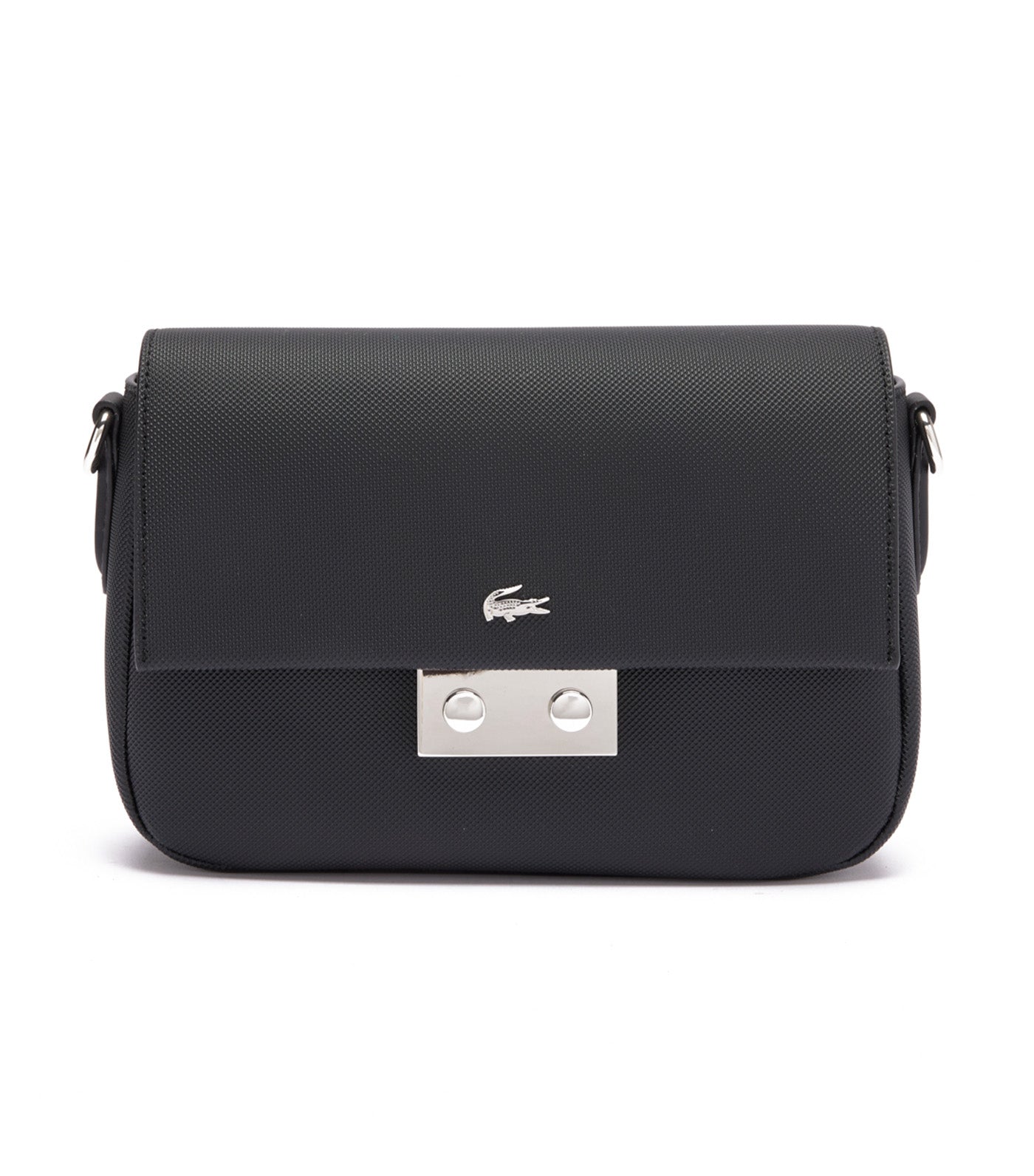 Daily City Flap Close Messenger Bag Noir