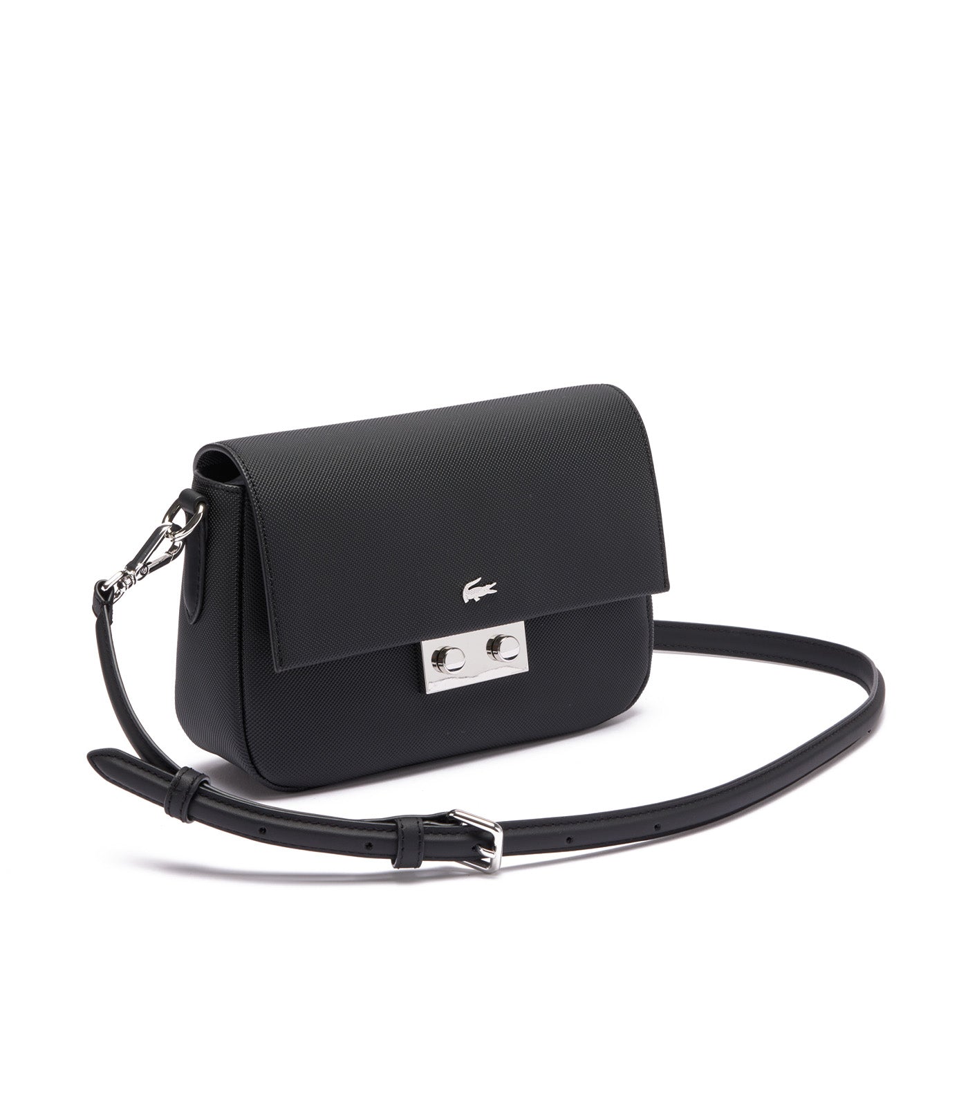 Daily City Flap Close Messenger Bag Noir