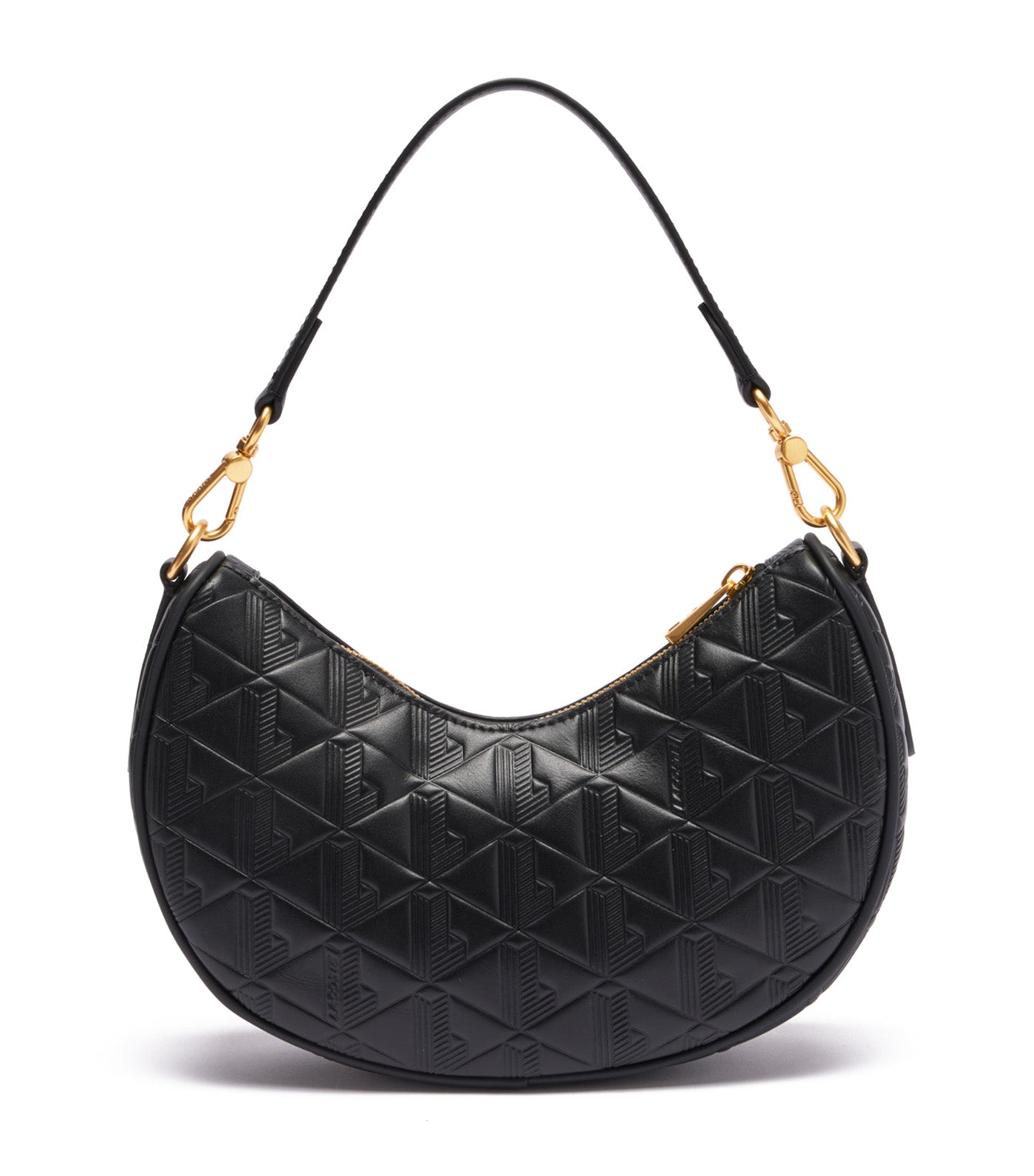 Maheki Leather Shoulder Bag Noir