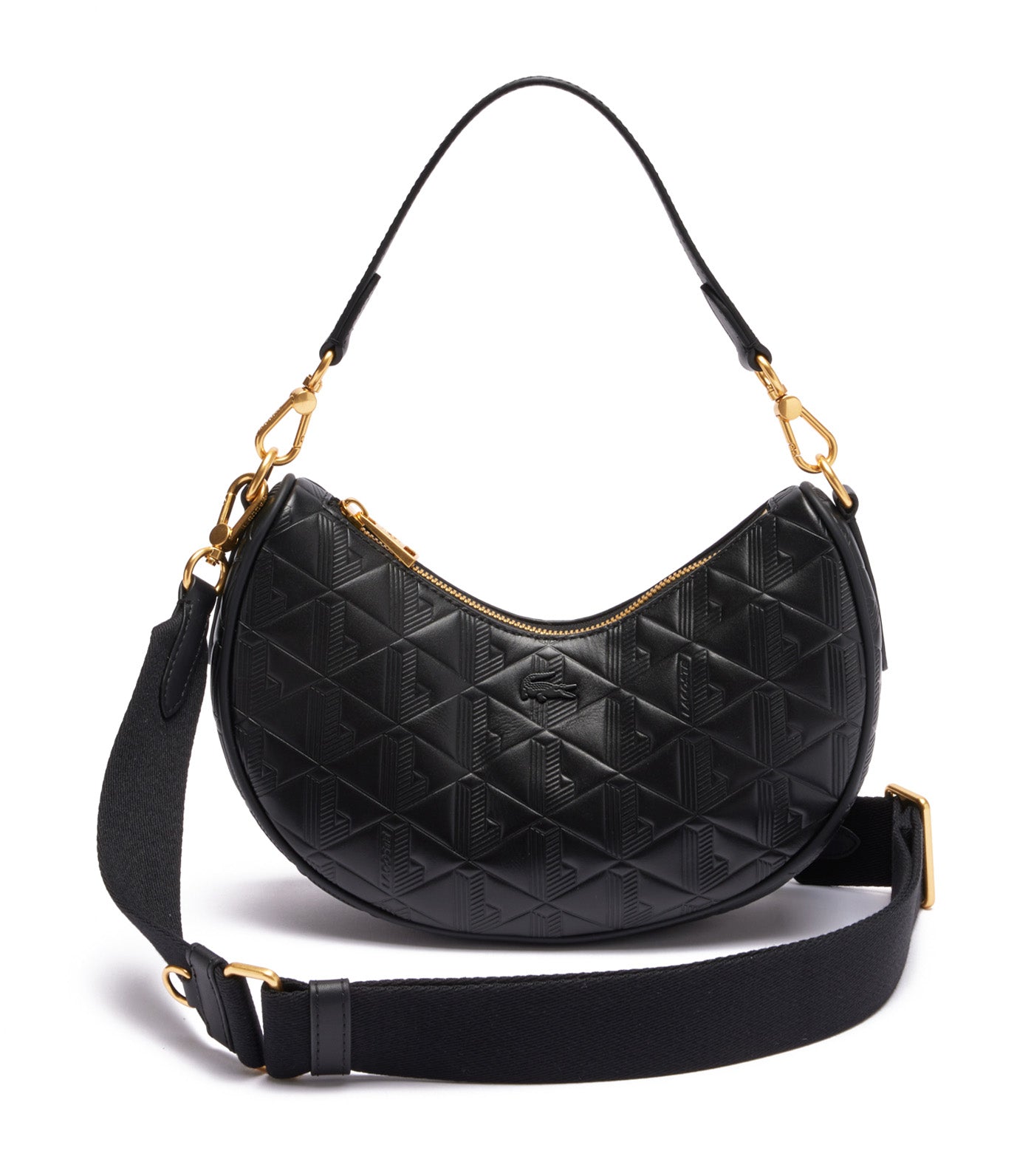 Maheki Leather Shoulder Bag Noir