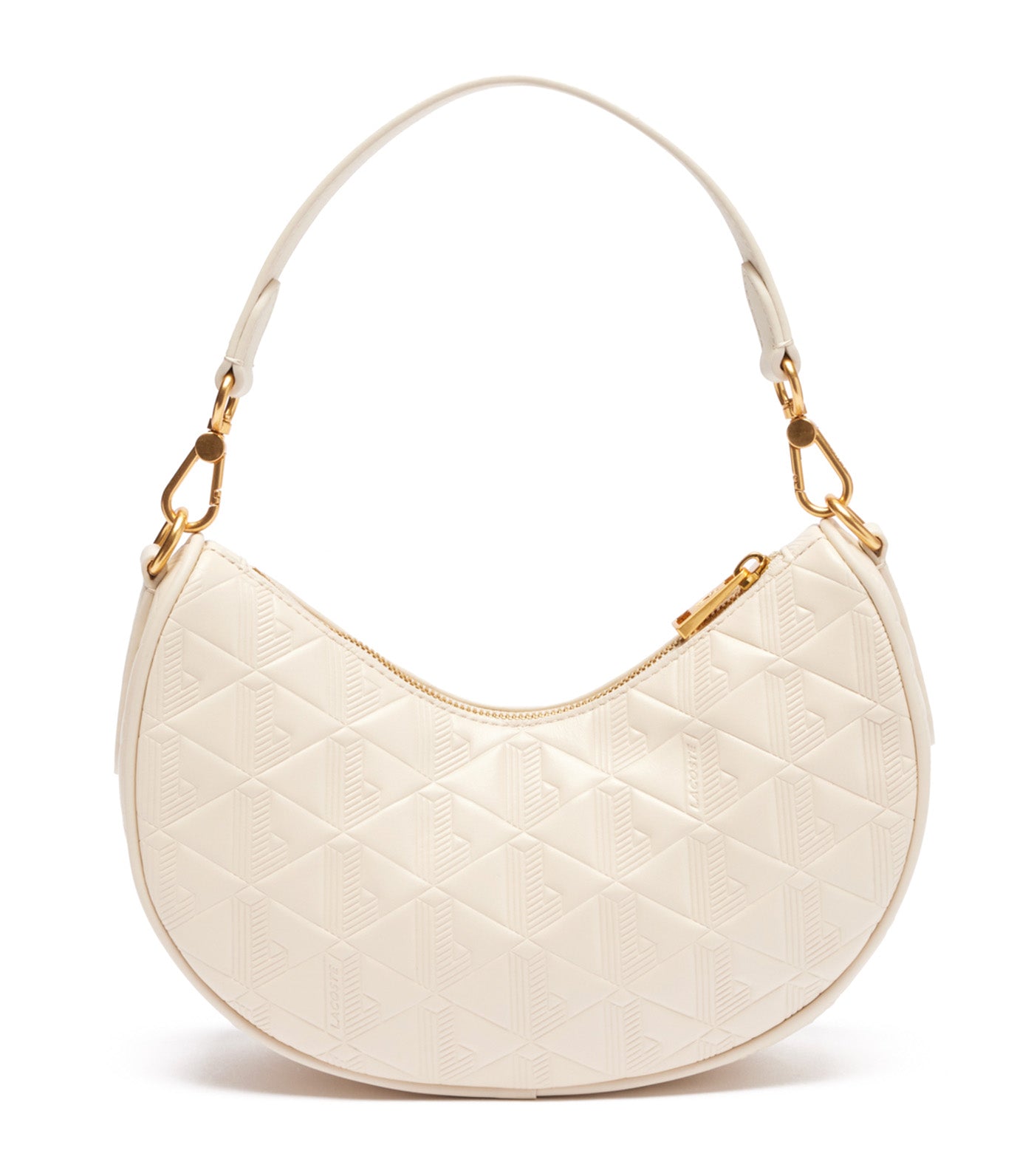 Maheki Leather Shoulder Bag Bone White