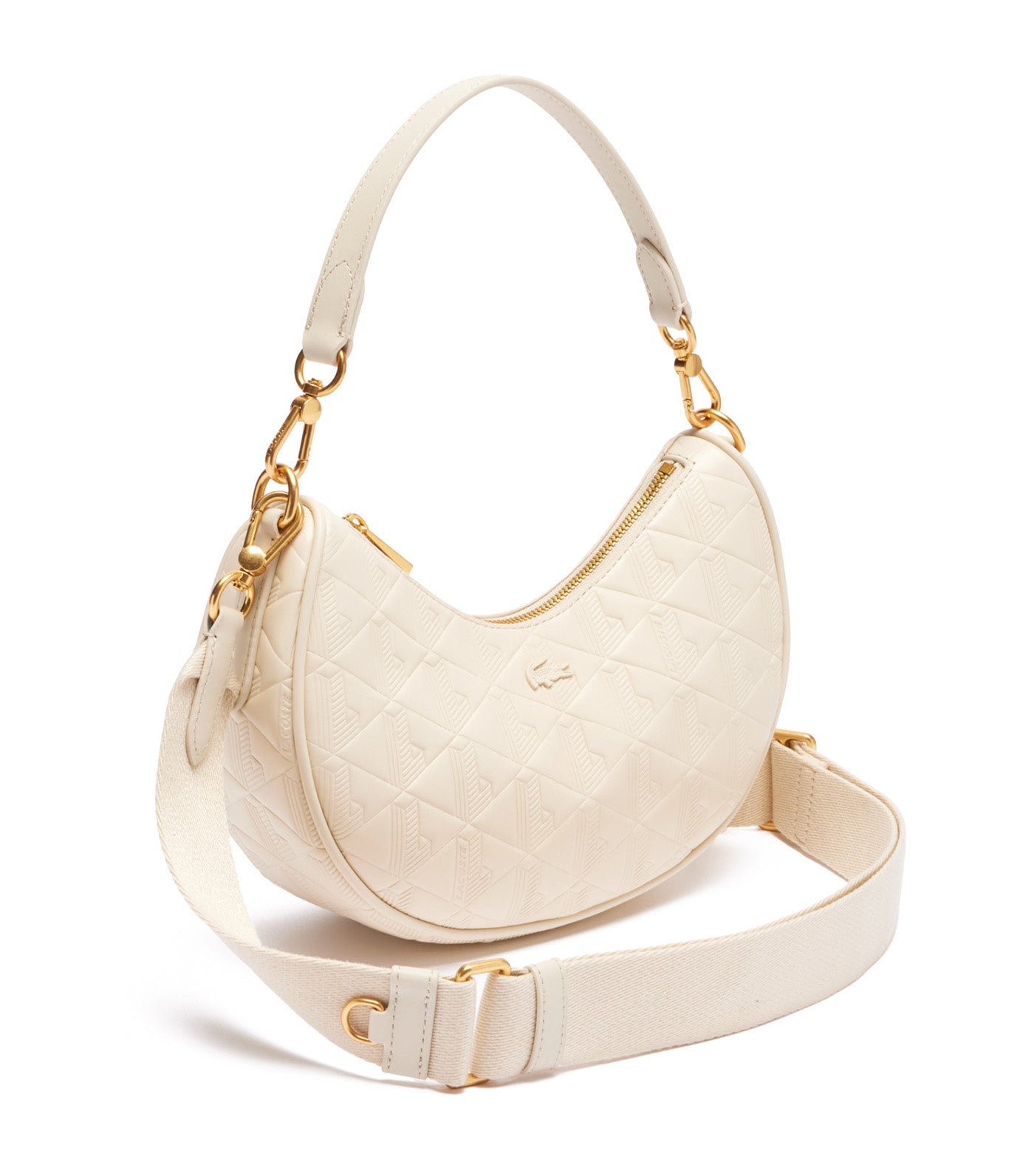 Maheki Leather Shoulder Bag Bone White