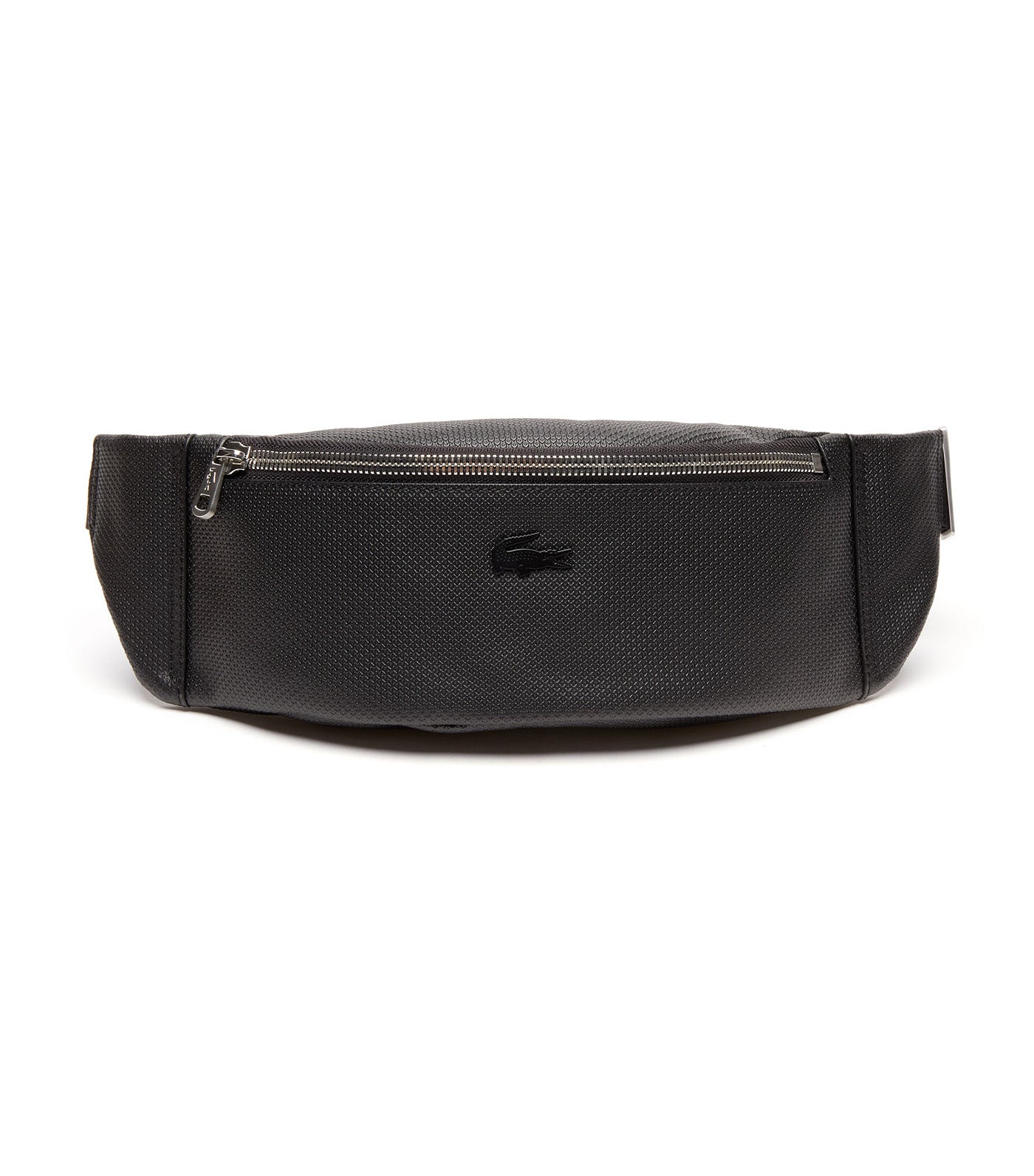 Men's Chantaco Rigid Leather Belt Bag Noir