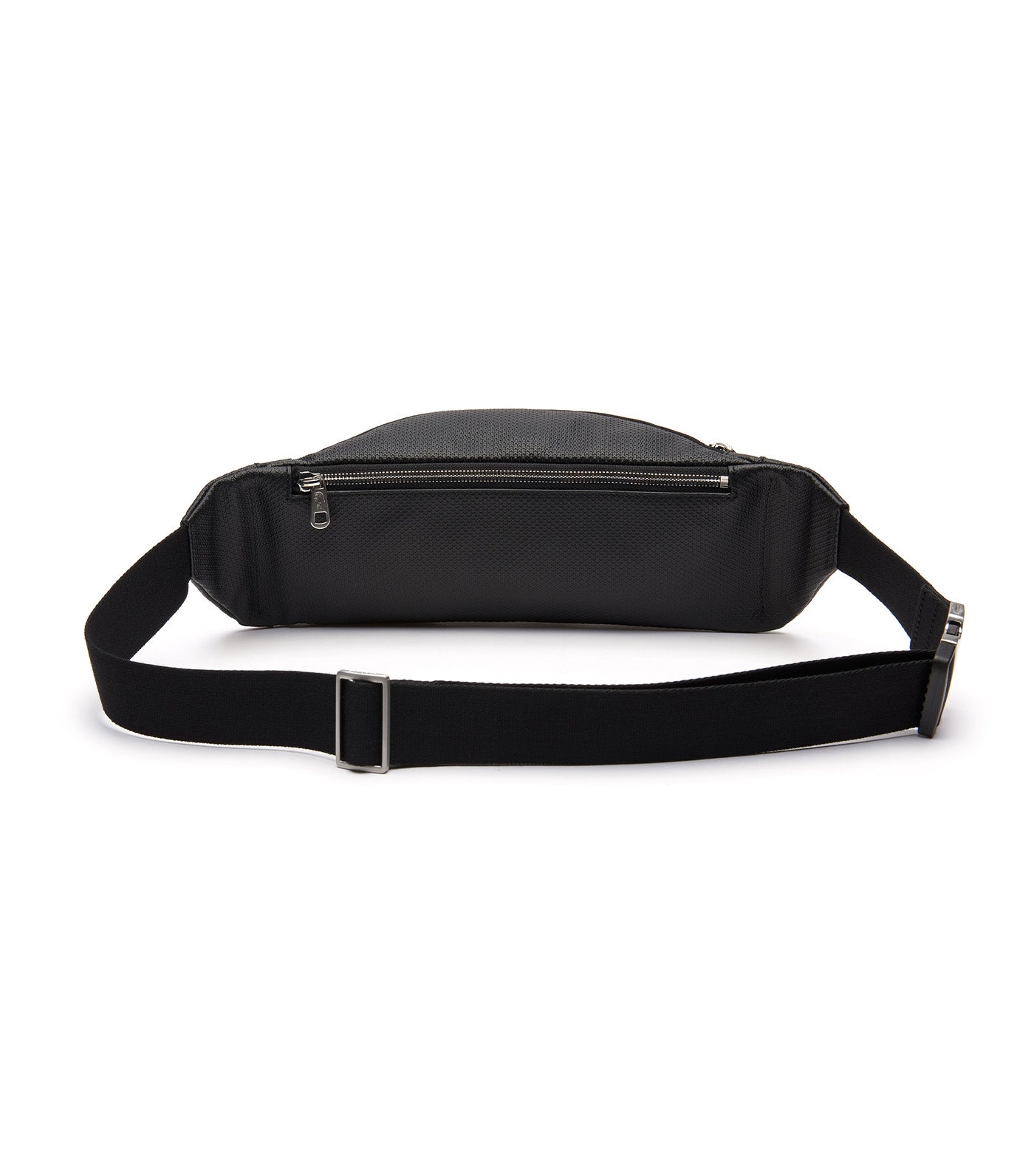 Men's Chantaco Rigid Leather Belt Bag Noir