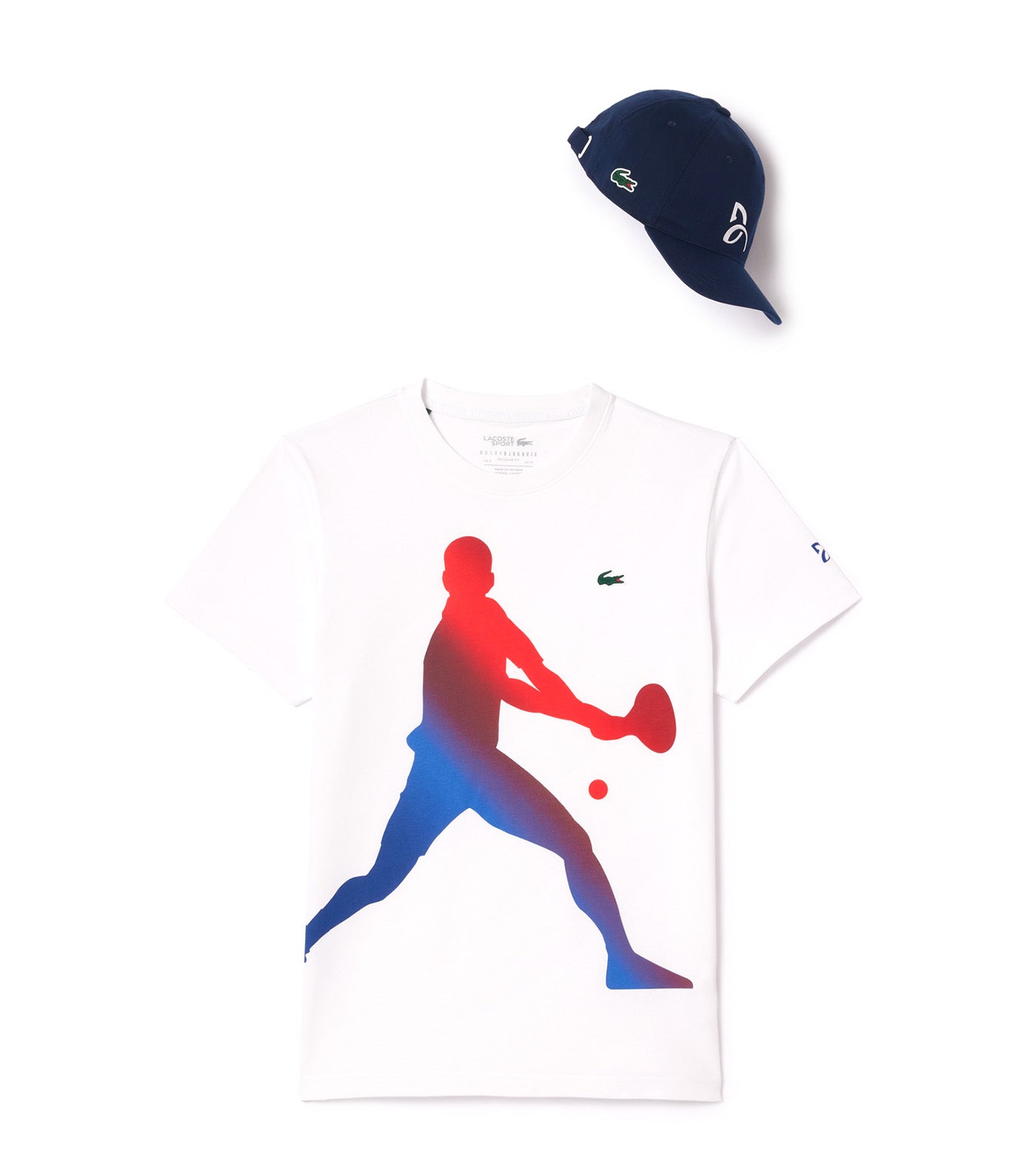 Lacoste Tennis X Novak Djokovic T-Shirt And Cap Set White