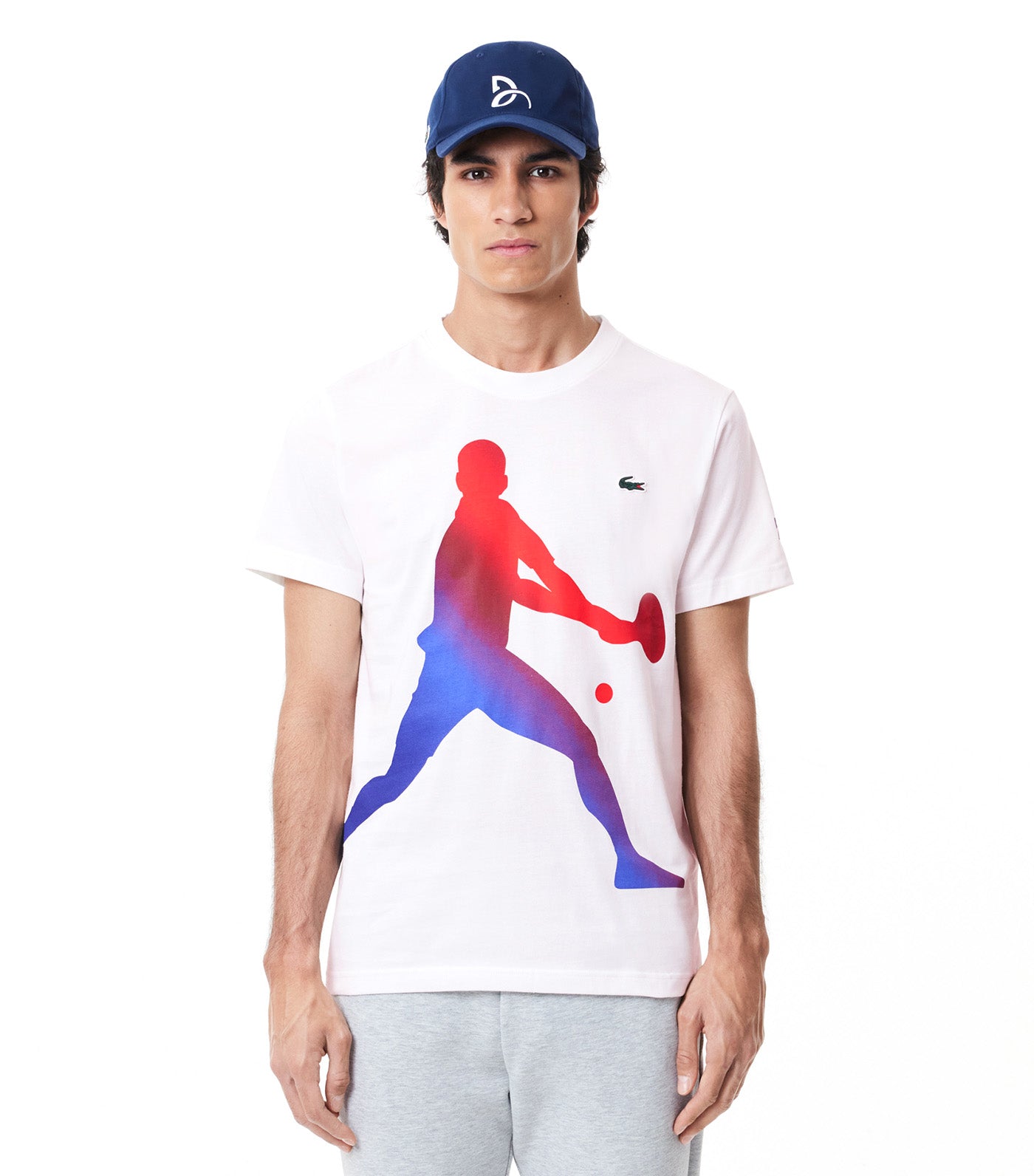 Lacoste Tennis X Novak Djokovic T-Shirt And Cap Set White