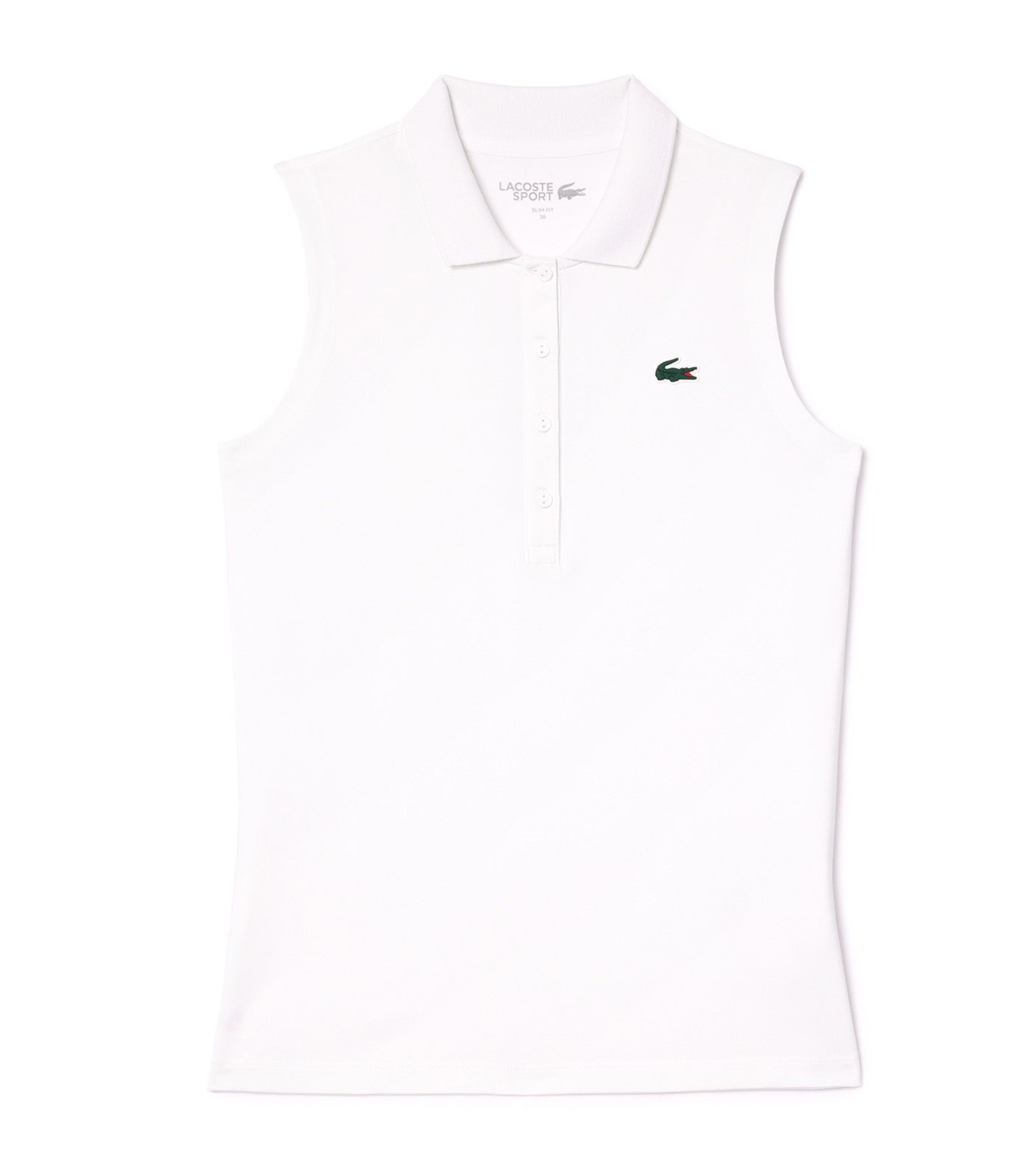 Ultra-Dry Slim Fit Anti-UV Stretch Golf Polo Shirt White