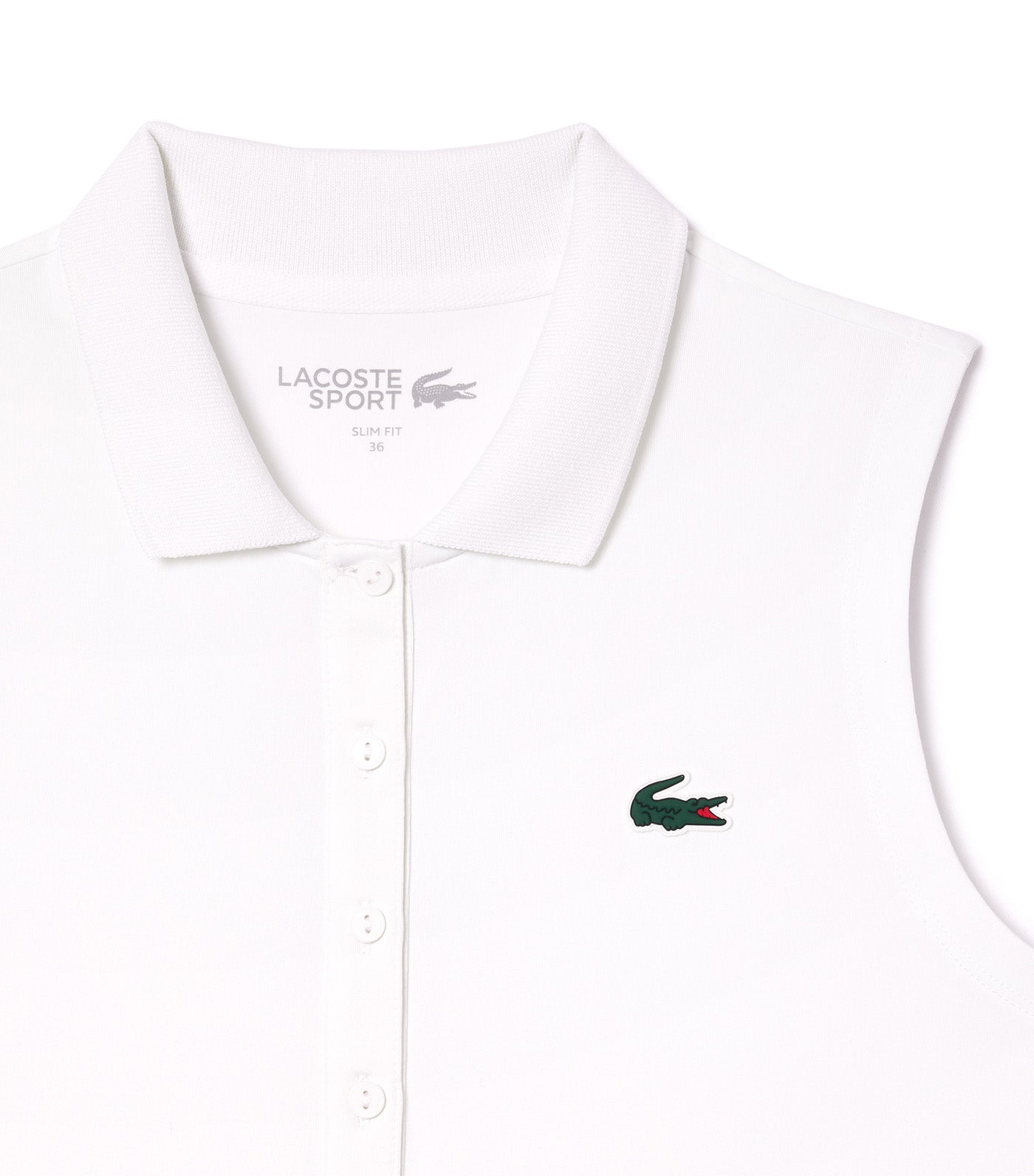 Ultra-Dry Slim Fit Anti-UV Stretch Golf Polo Shirt White