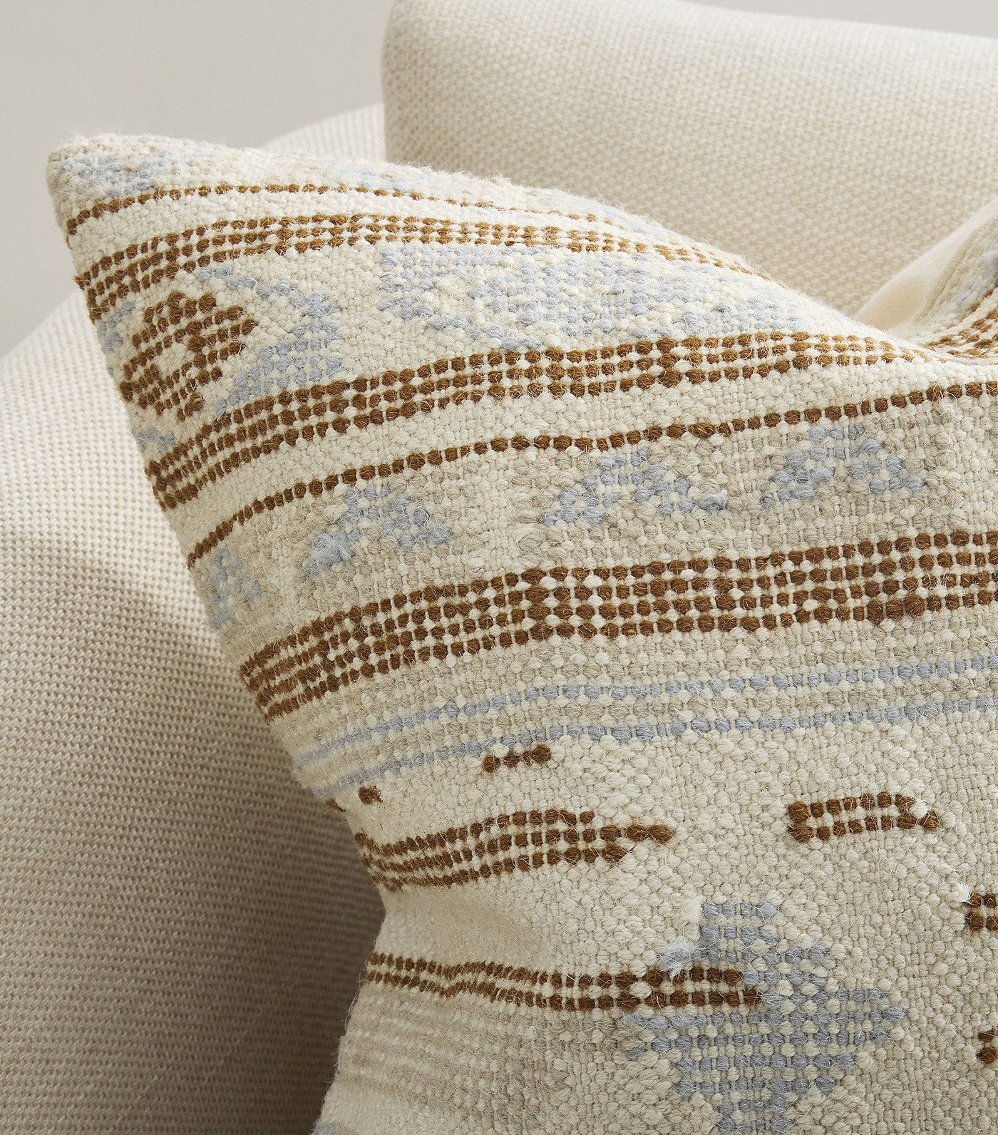 Geometric Tuareg Pillow Cover Natural