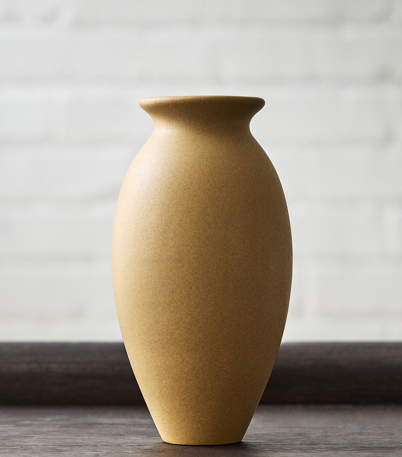 Glazed Ceramic Vase Neutral