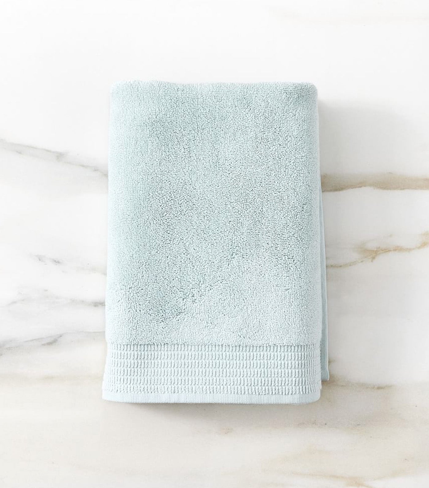 Organic Premium Towel Hand Towel Sea Salt Blue