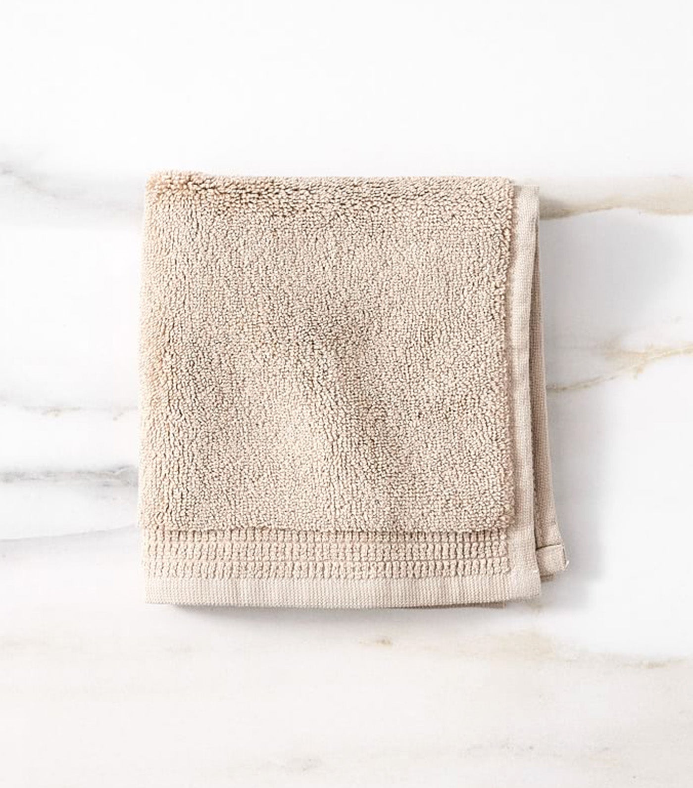 Organic Premium Towel Washcloth Sand