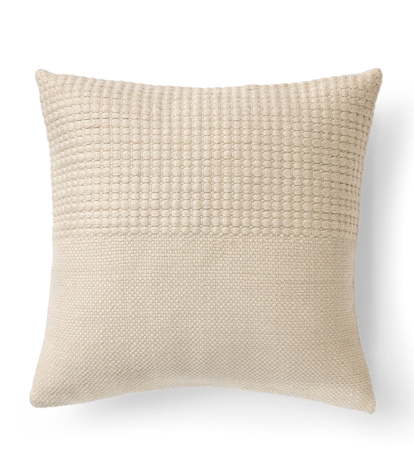 Outdoor Bubble Corded Pillow Alabaster