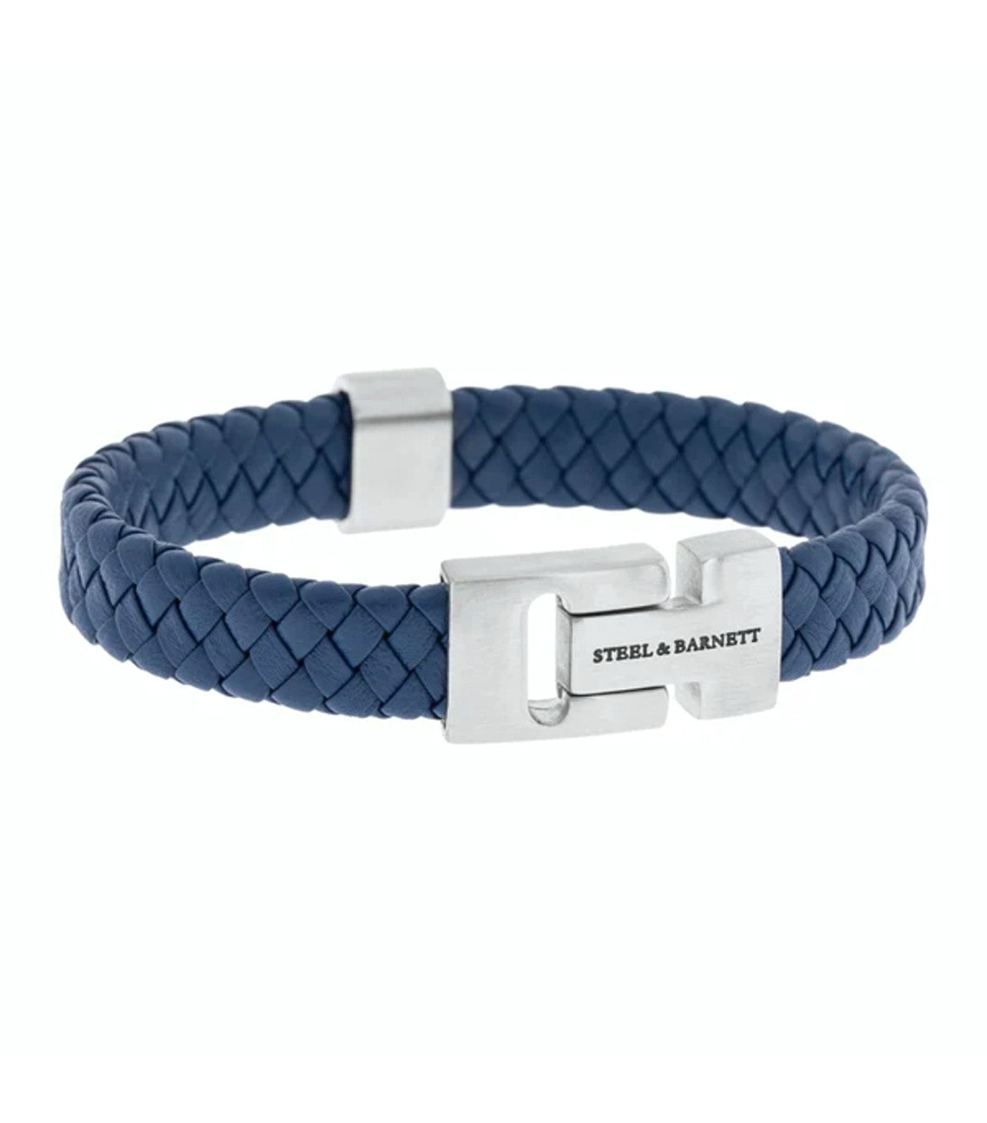 Harrison Nappa Leather Bracelet Jeans Blue