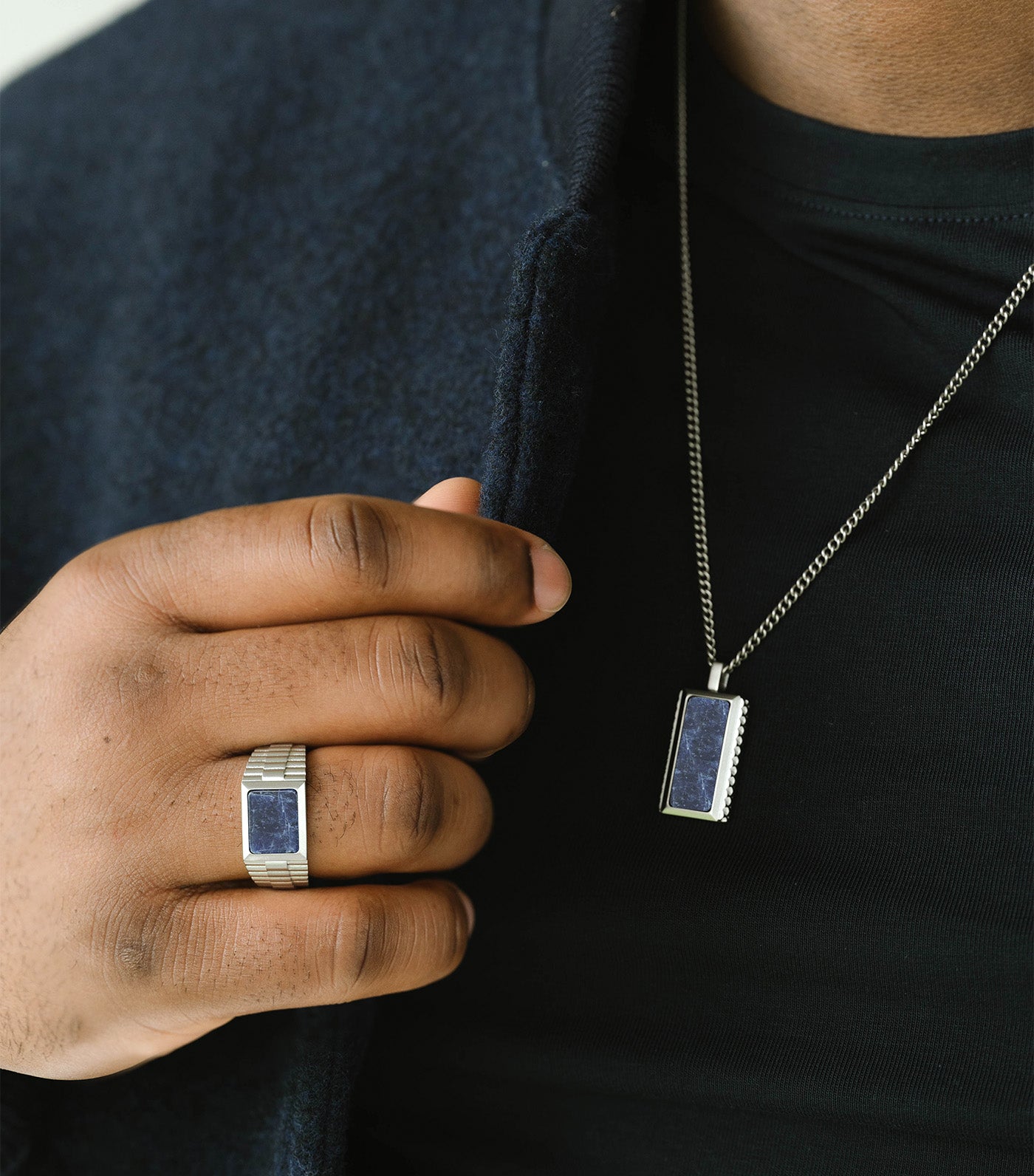 Hatton Gemstone Necklace Sodalite