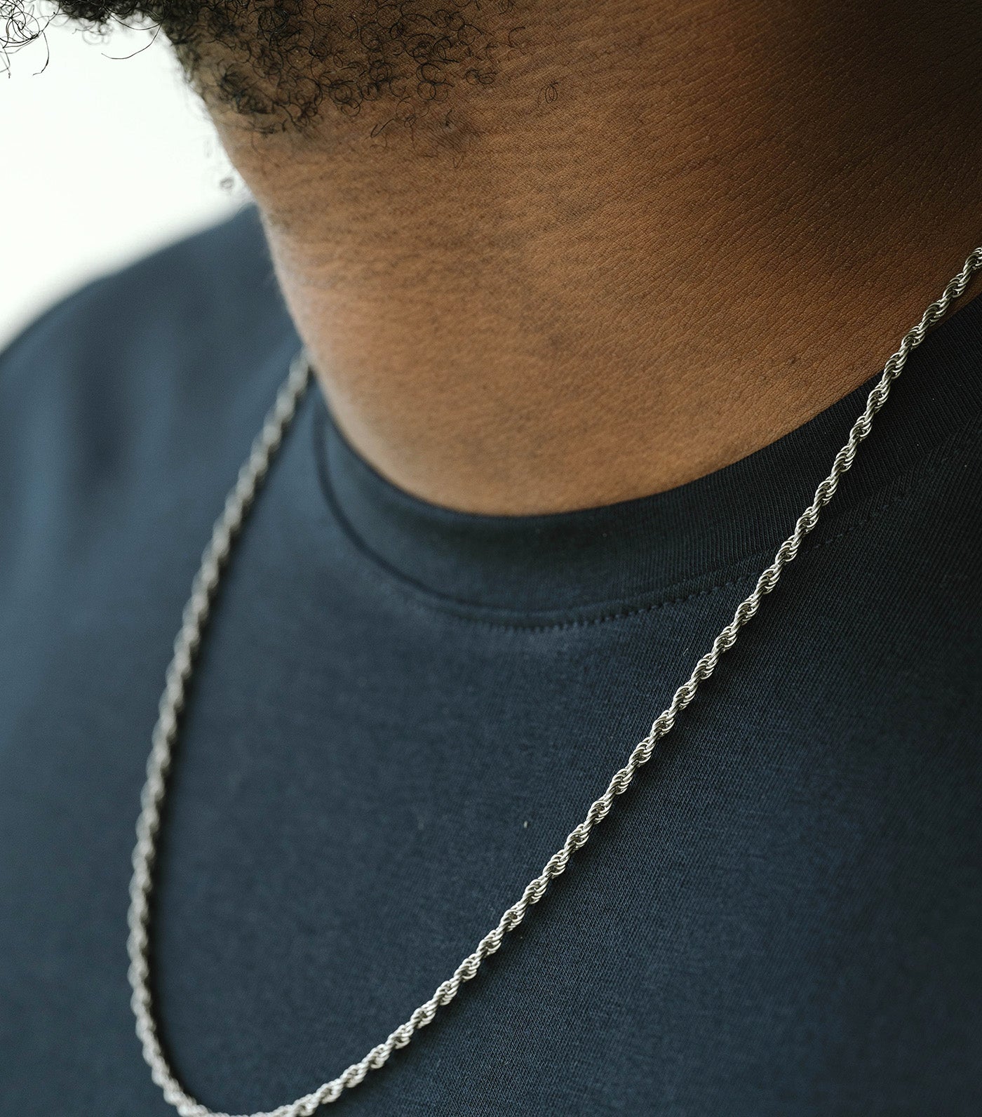 Helix Chain Necklace Silver