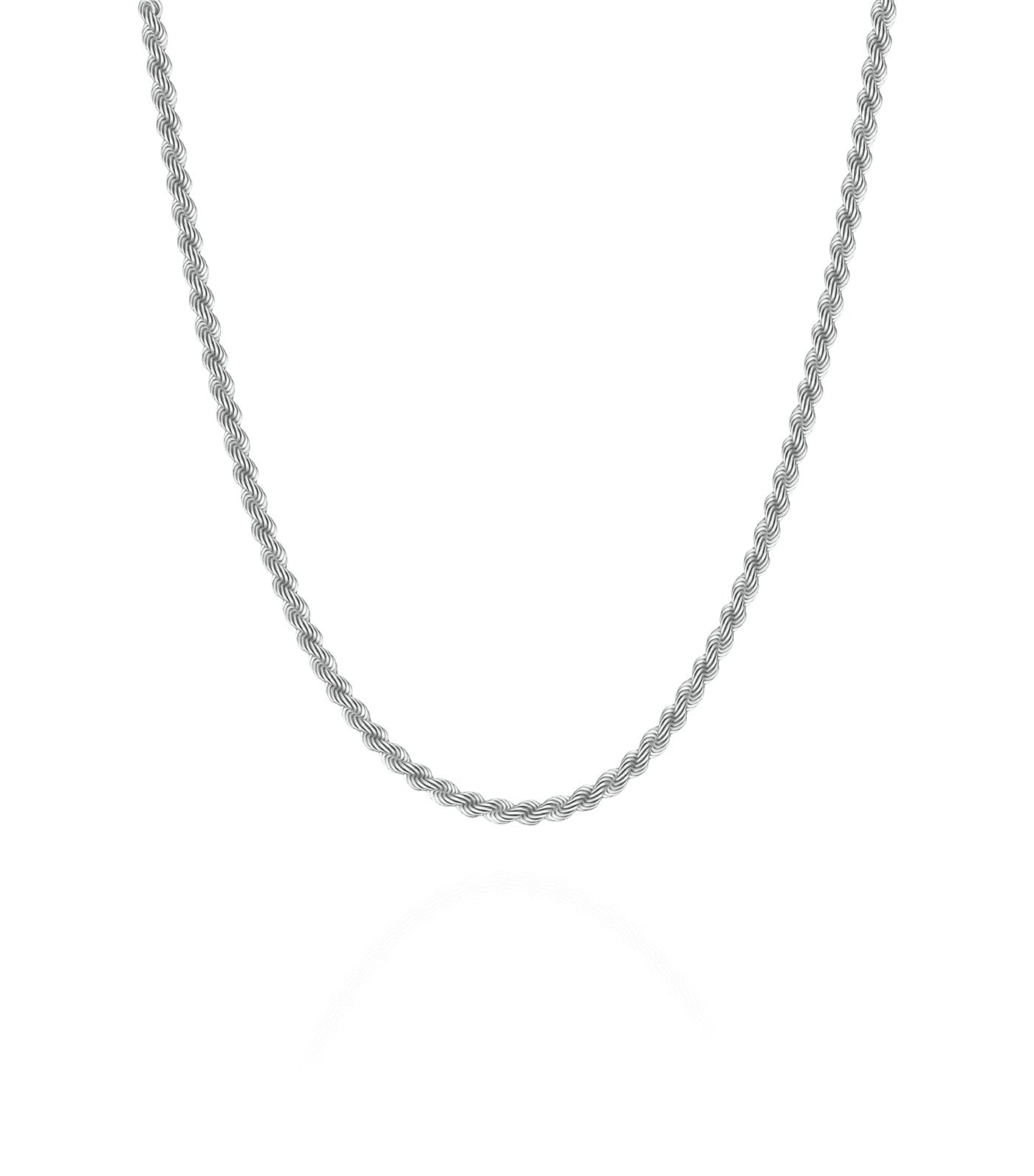 Helix Chain Necklace Silver