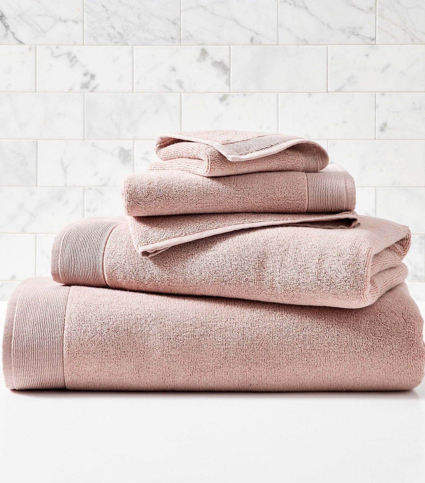 Plush Fibrosoft™ Towel Washcloth Adobe Rose