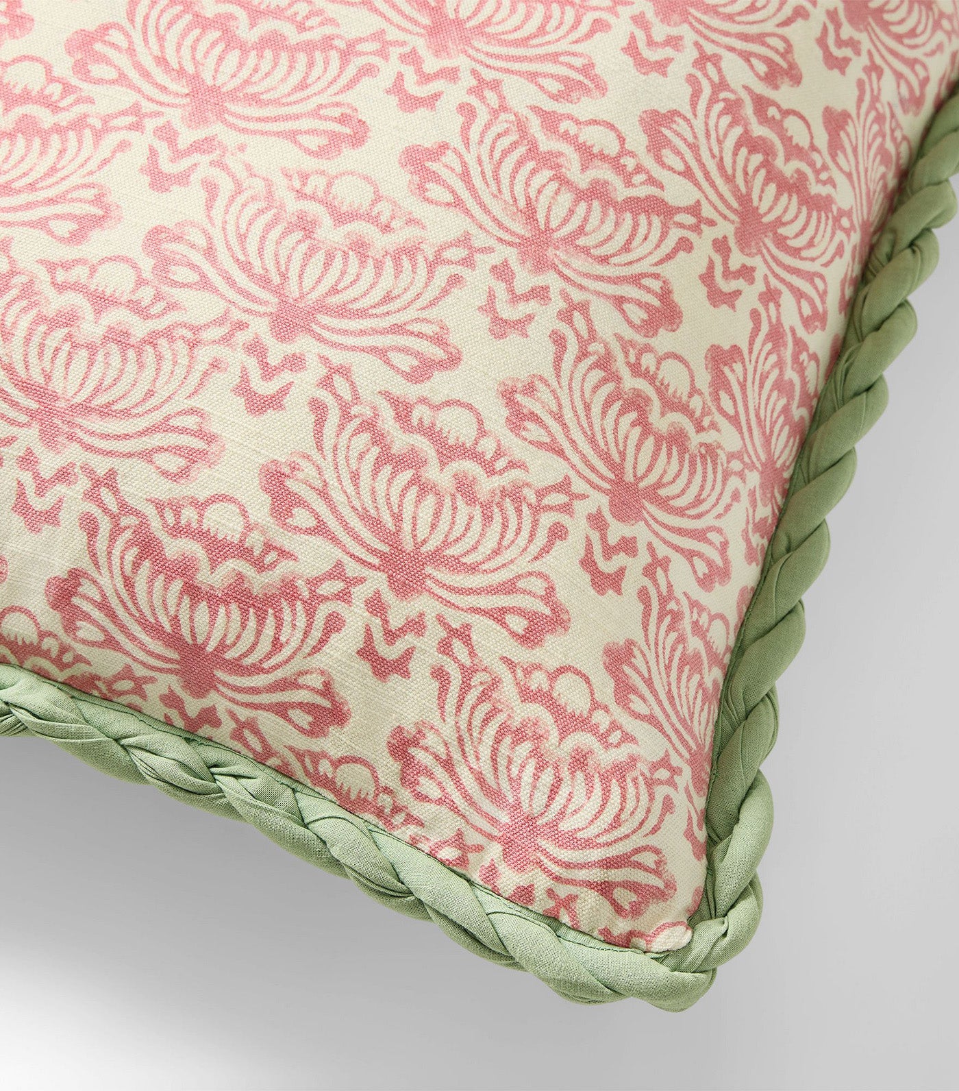 west elm + RHODE Lotus Pillow Cover Brandied Apricot/Fair Green