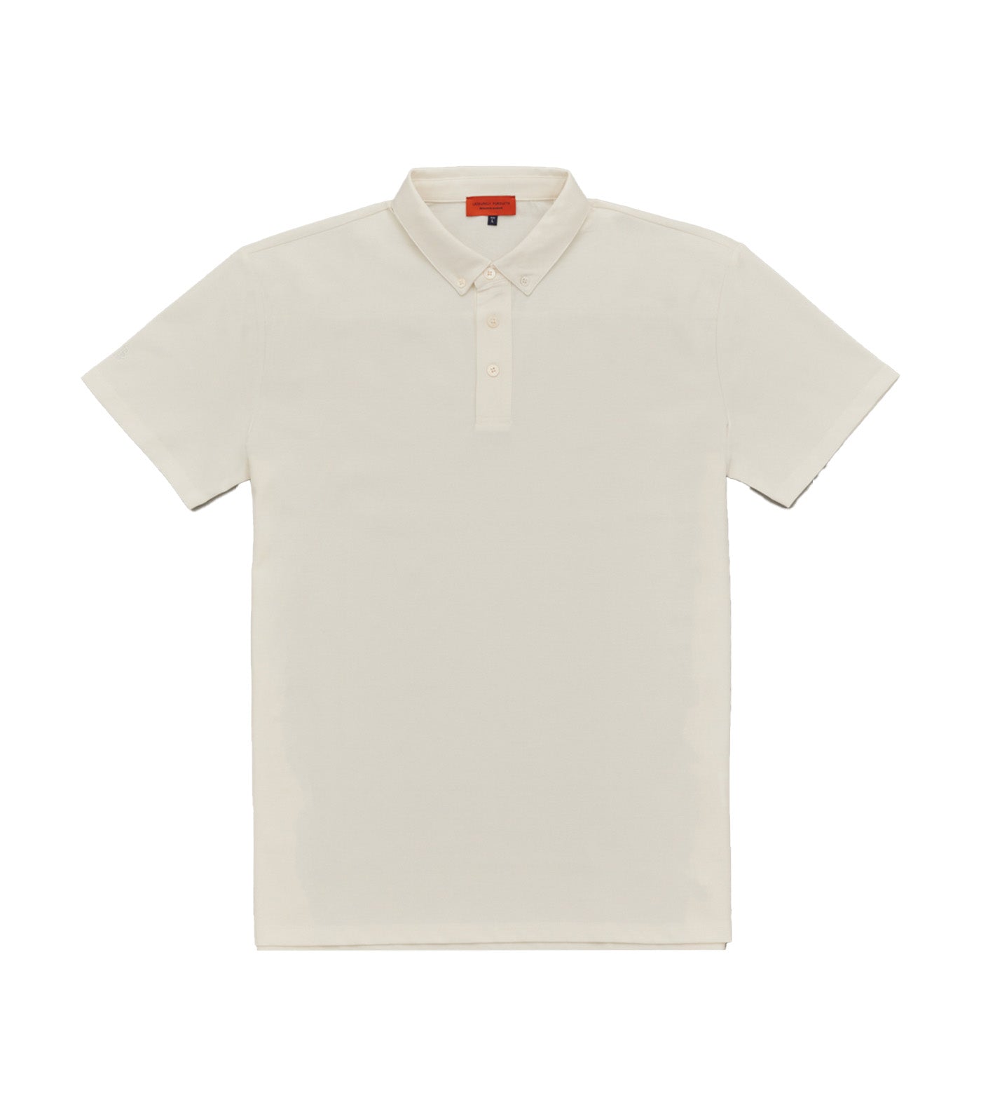 Performance Tech Button Down Polo White