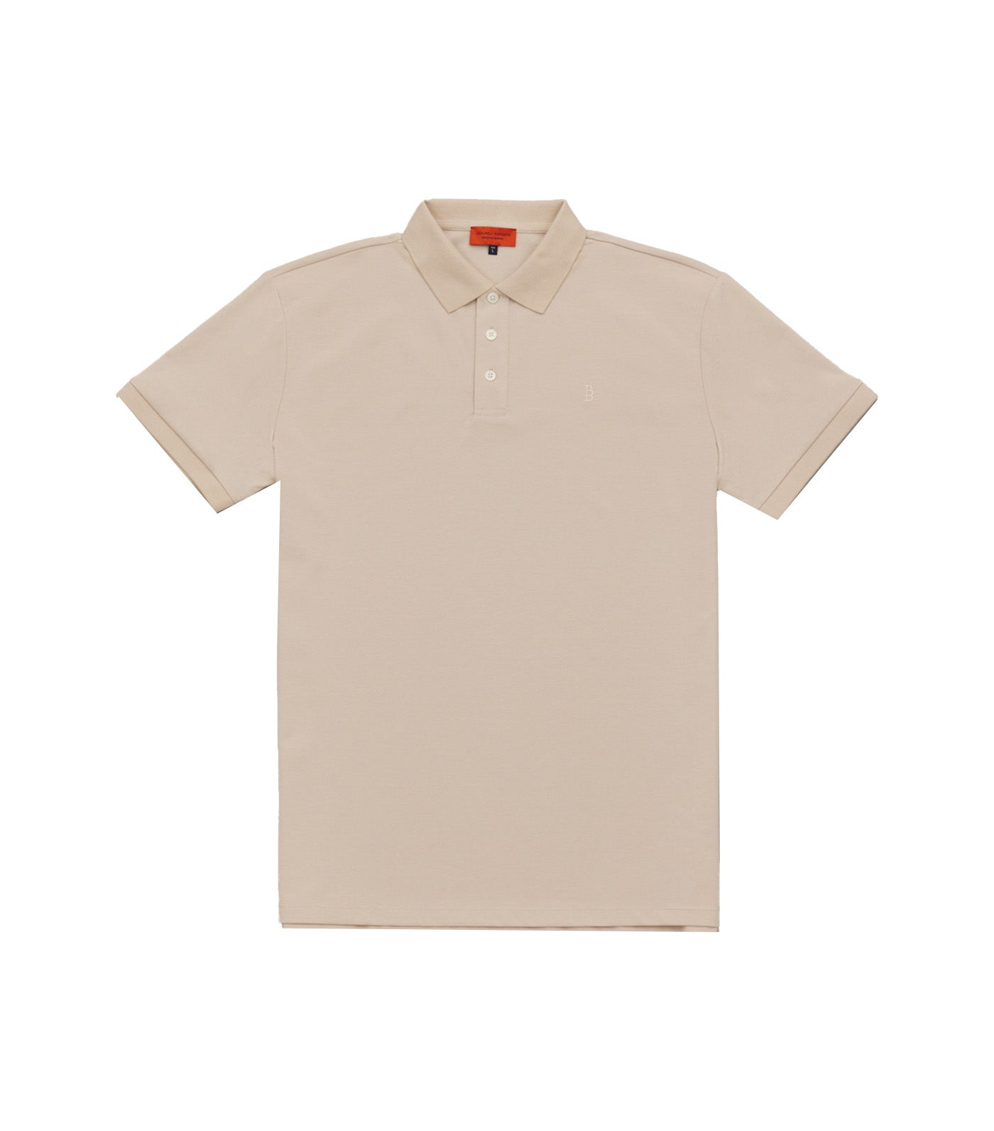 Performance Tech Rib Polo Beige