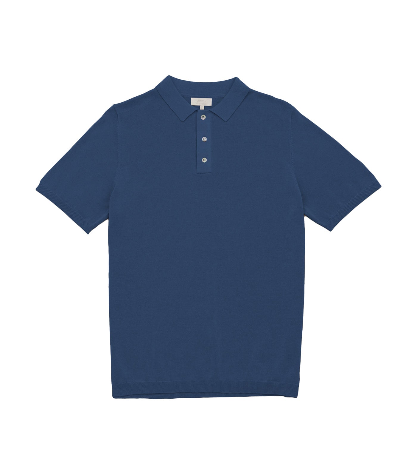 Organic Tennis Polo Blue