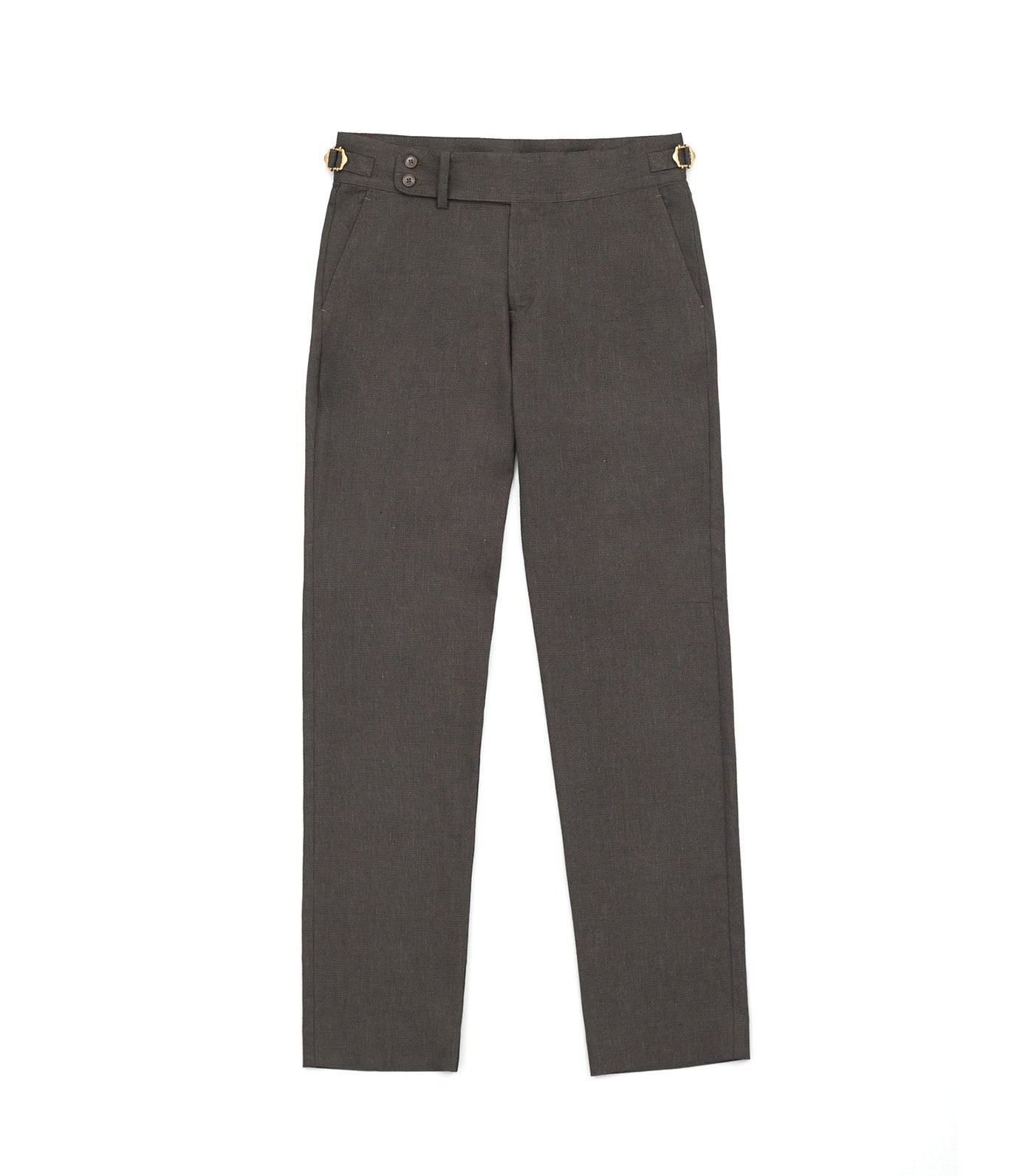 Konishi Ganache Suit Pants Brown