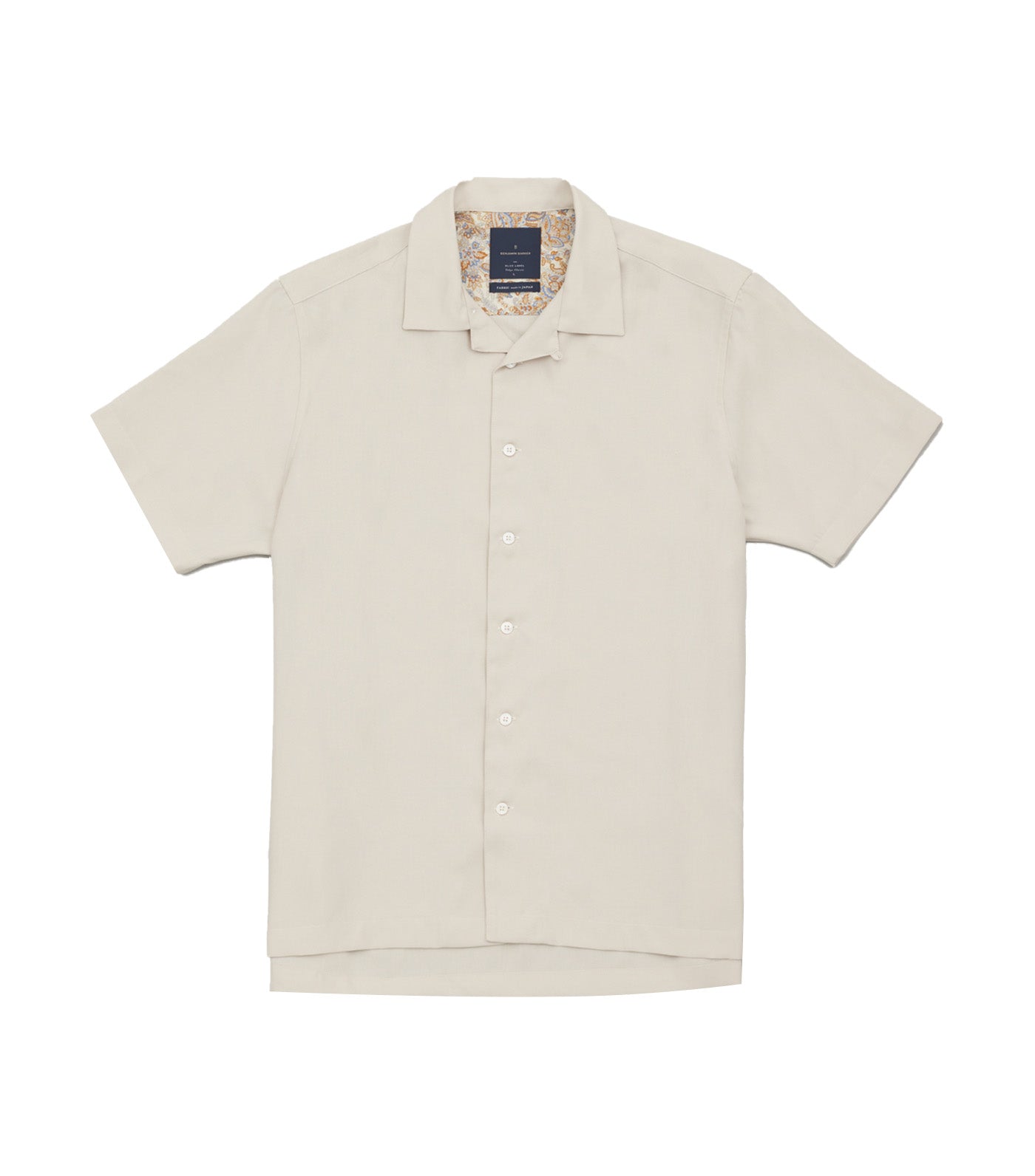 Yoshio Ecru Twill Cuban Shirt