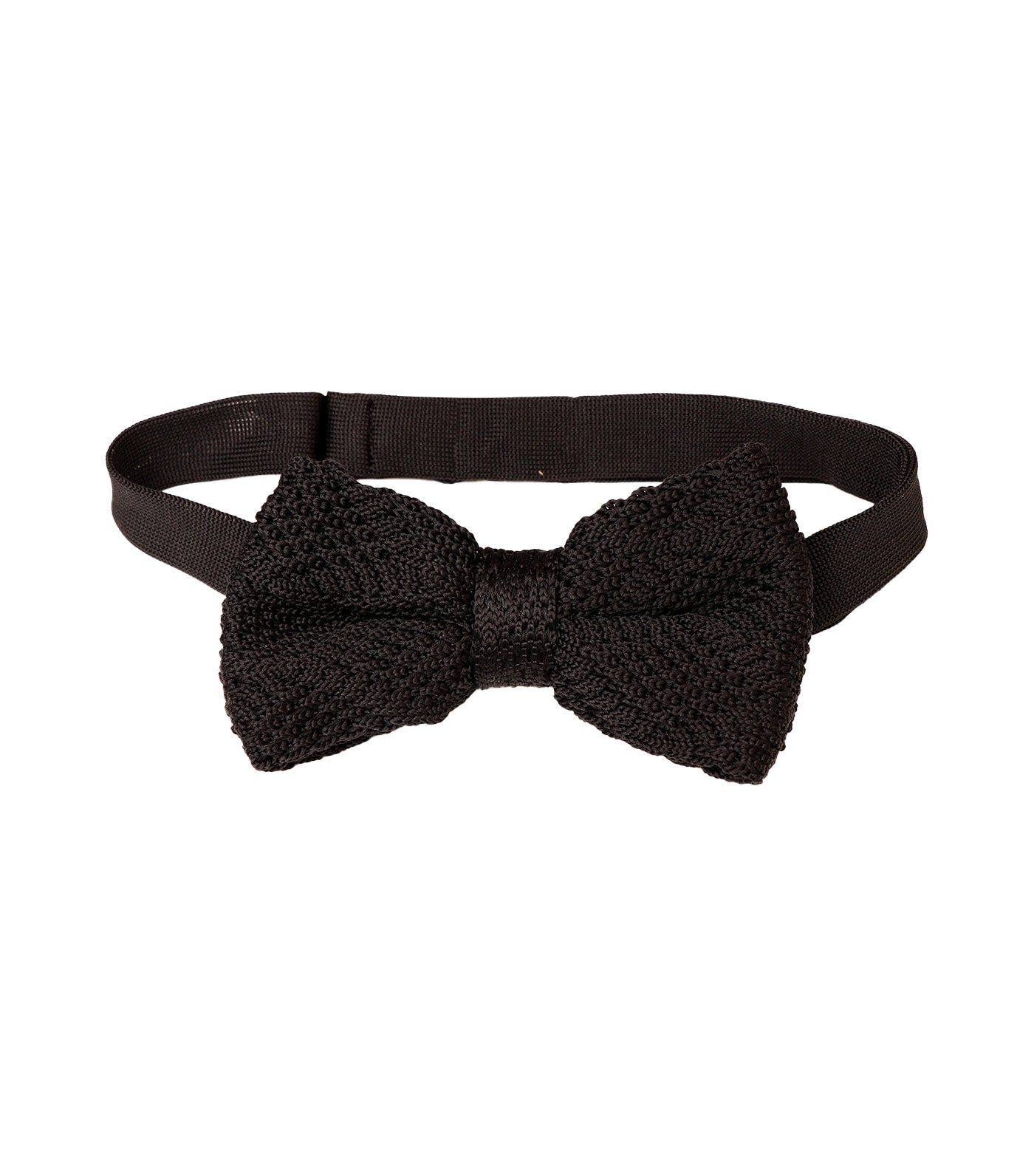 Knit Bowtie Black